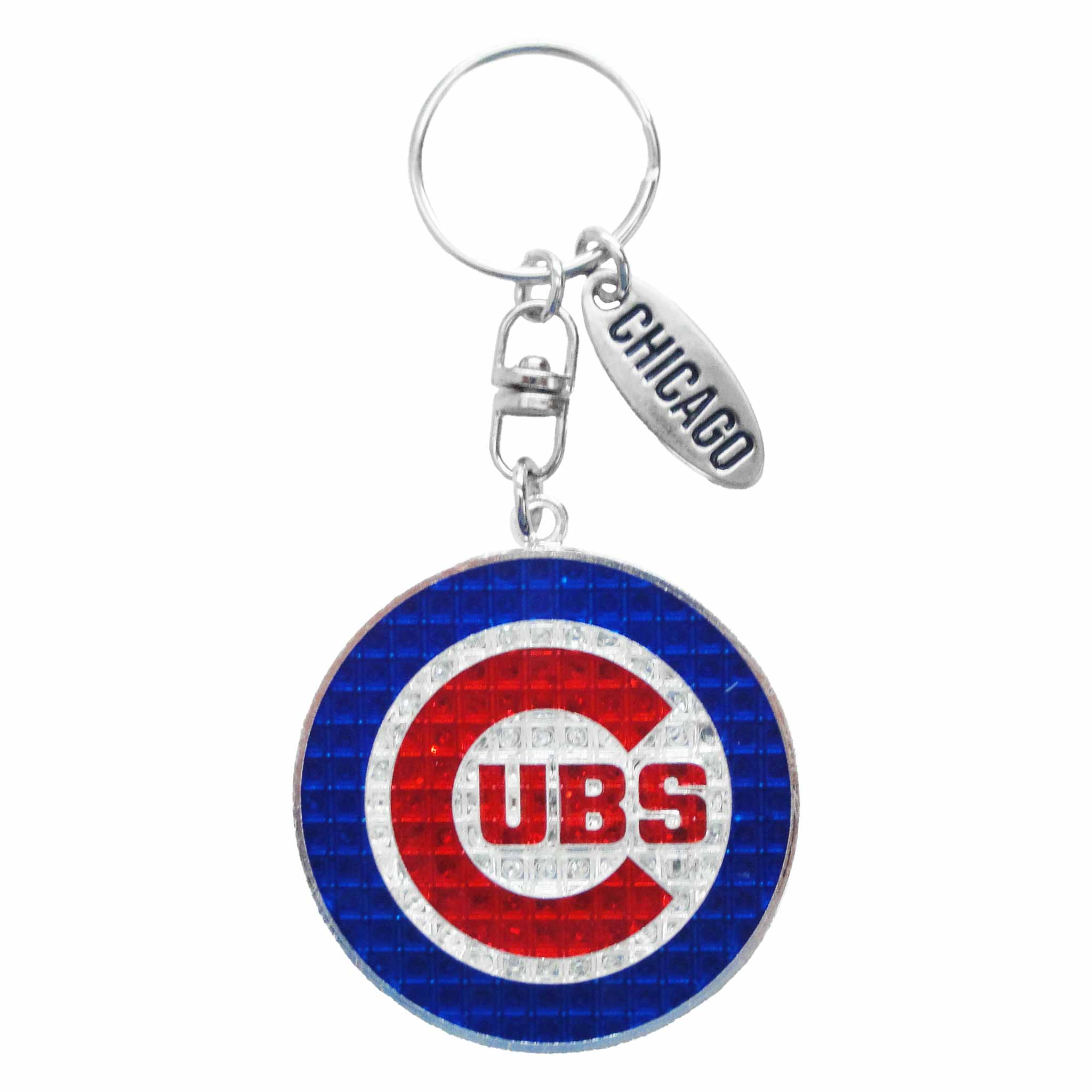 Chicago Cubs Reflector Keychain