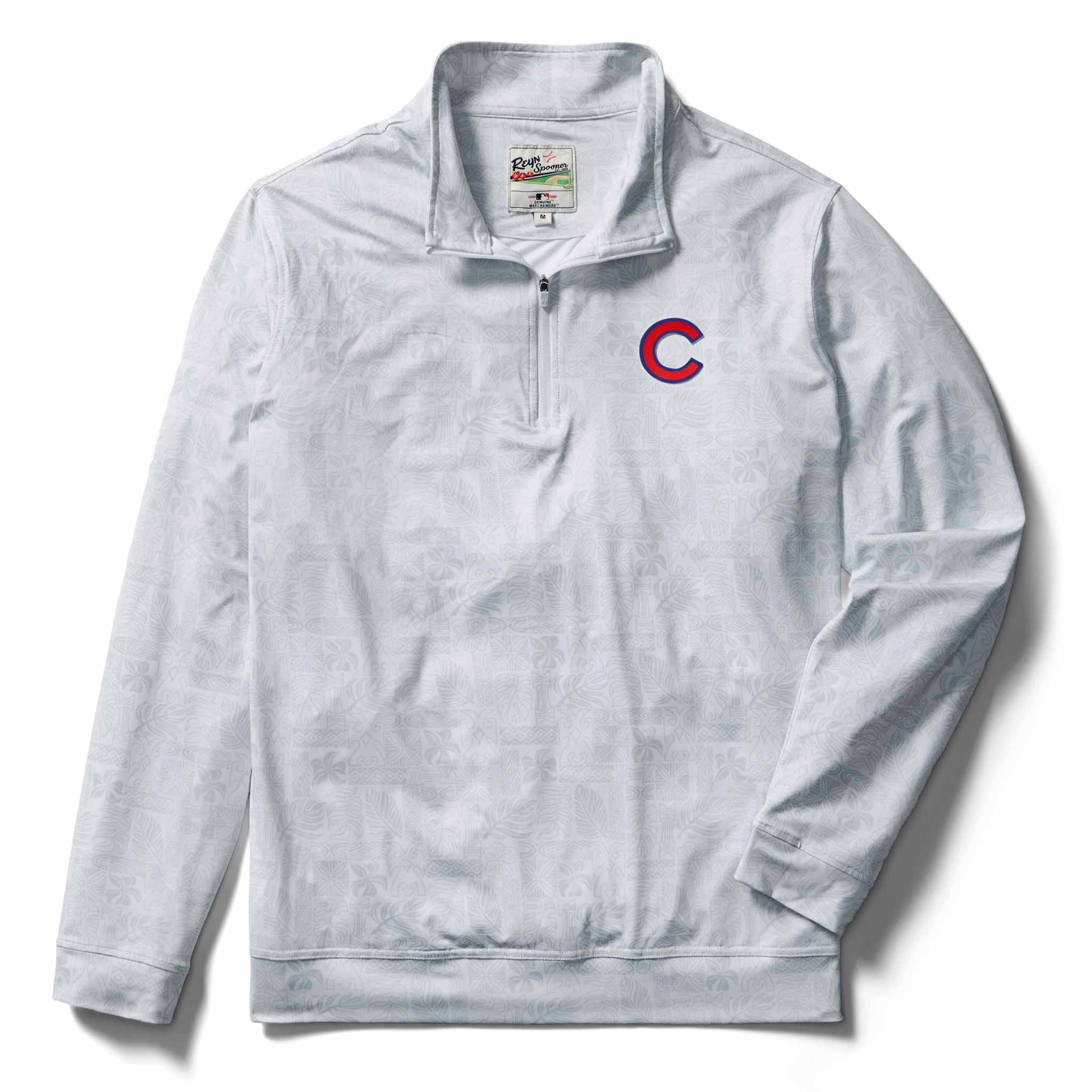 Chicago Cubs Reyn Spooner South Pacific White Quarter Zip
