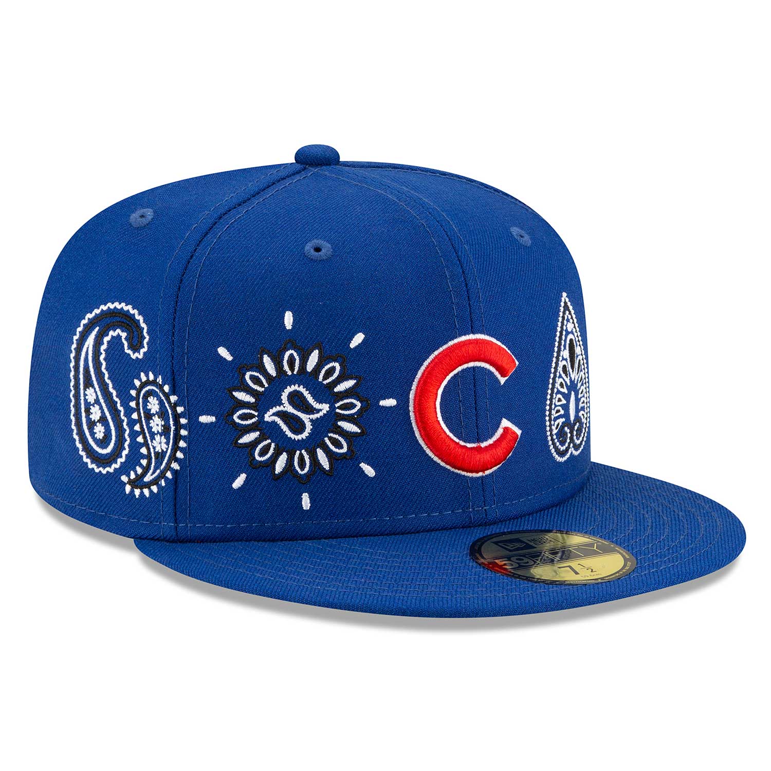 Chicago Cubs Royal Paisley 59FIFTY Fitted Cap - Image 2