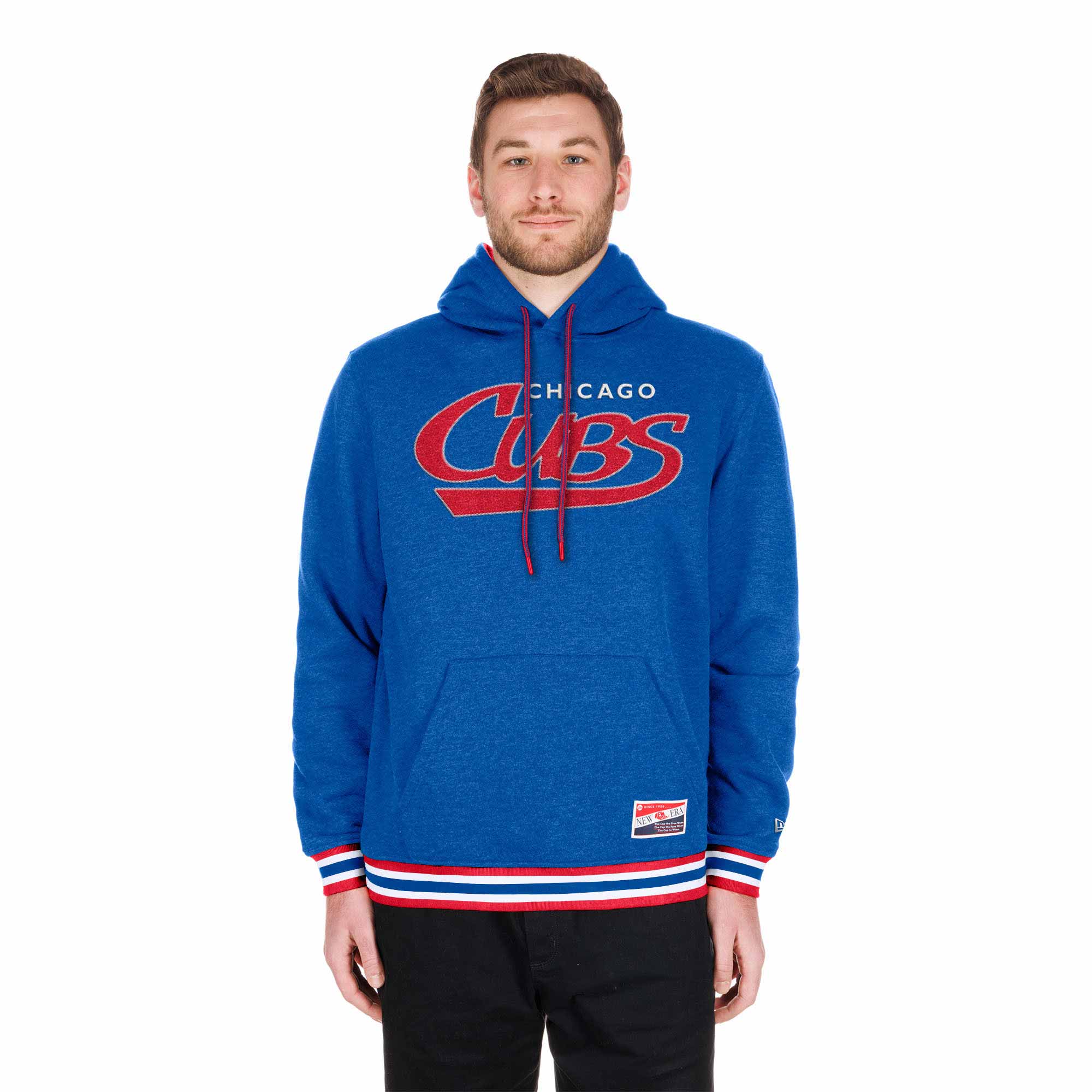 Chicago Cubs Royal Script Hooded Sweatshirt - Image 3