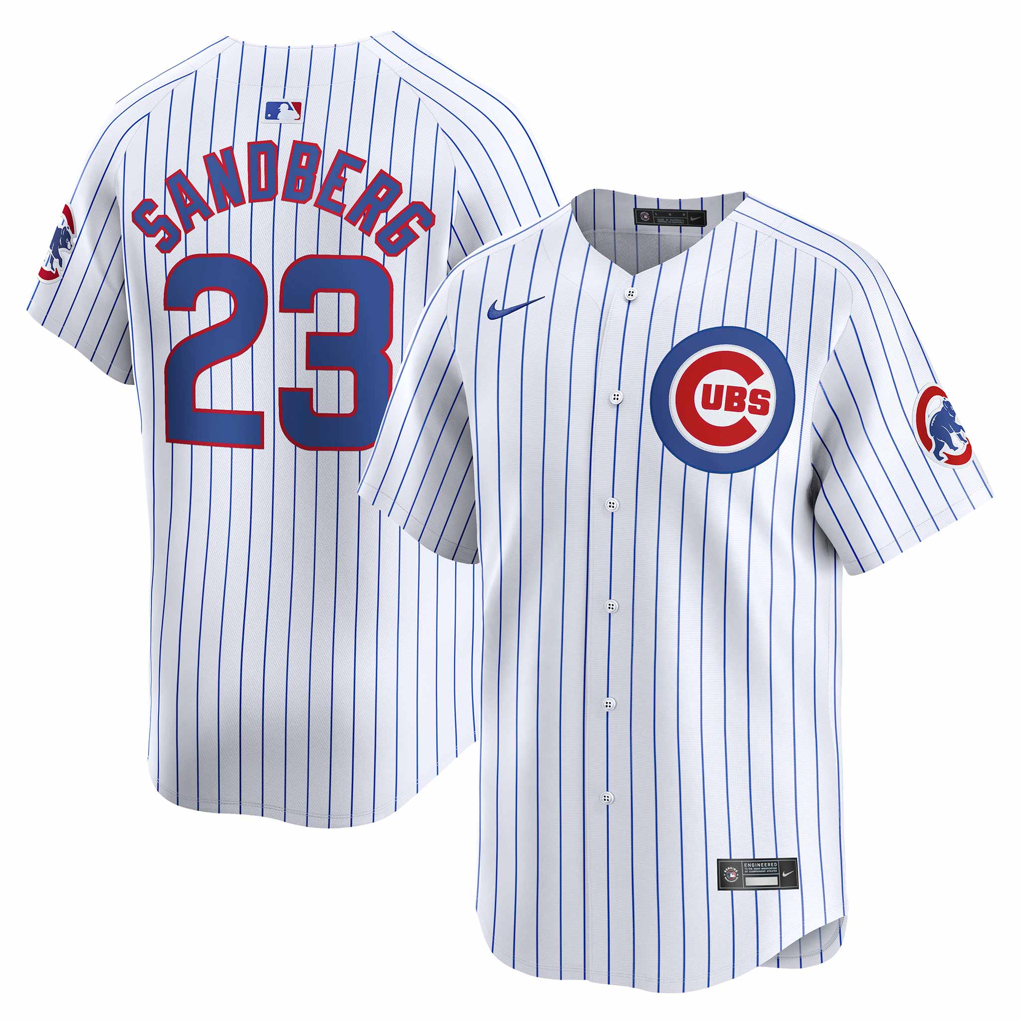 Chicago Cubs Ryne Sandberg Nike Home Vapor Limited Jersey