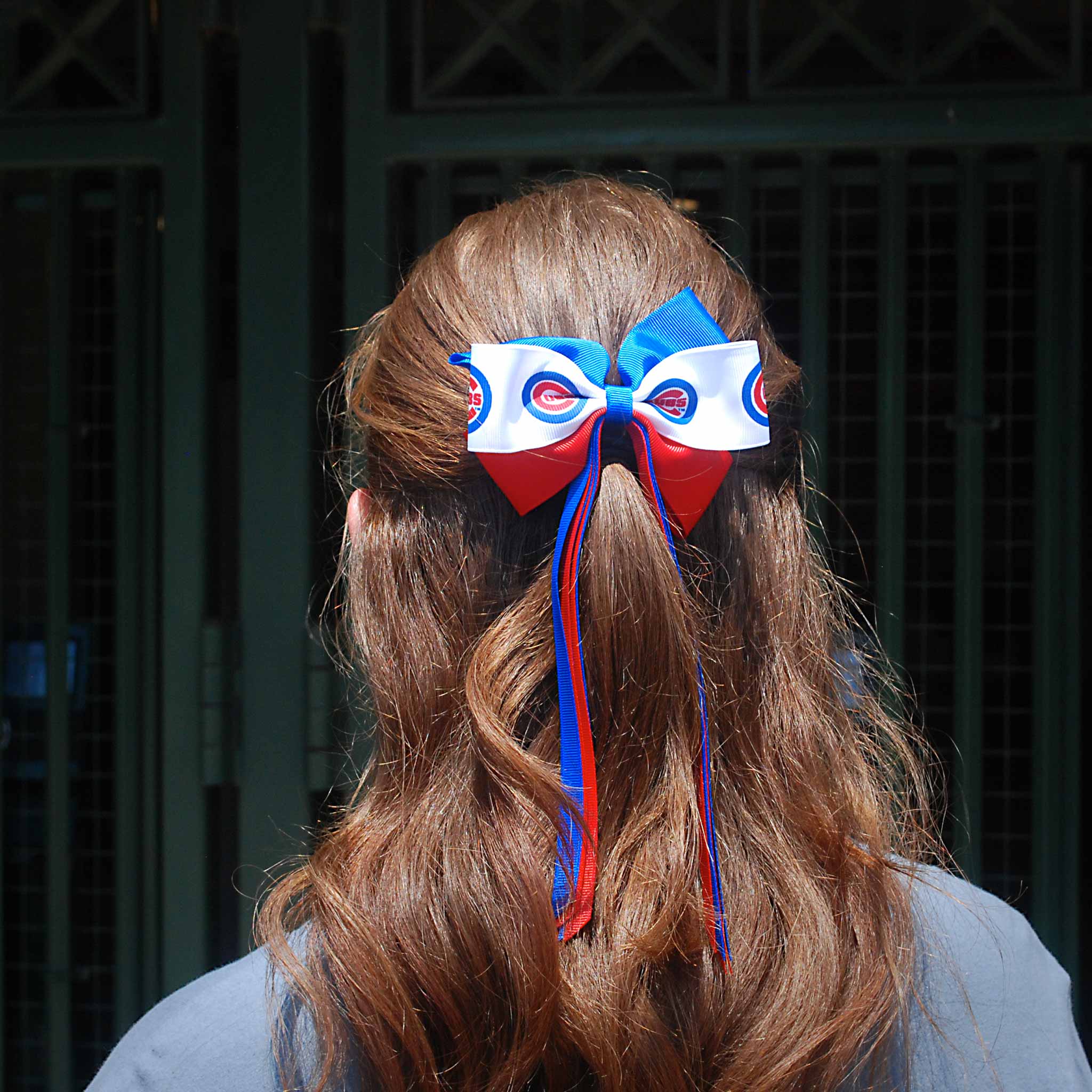 Chicago Cubs Streamer Hair Bow - Image 2