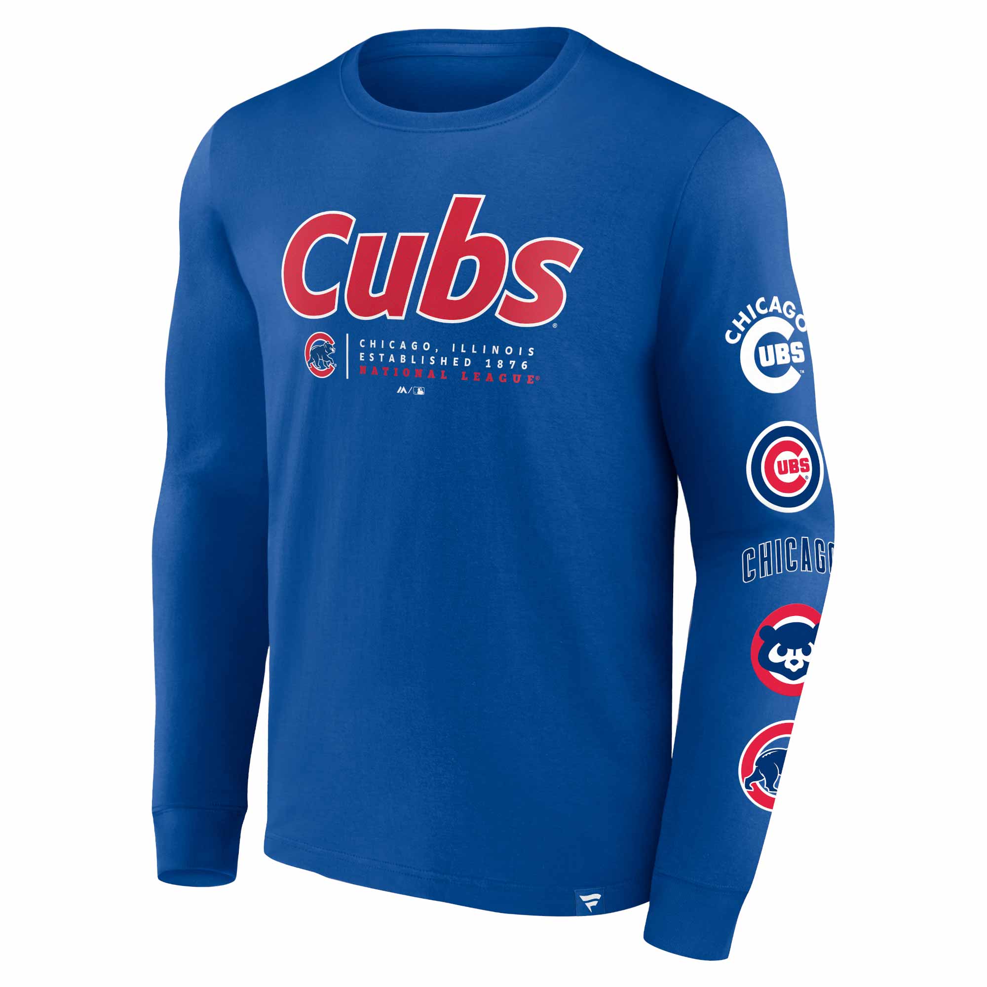 Chicago Cubs Strike The Gold BiBlend Long Sleeve T