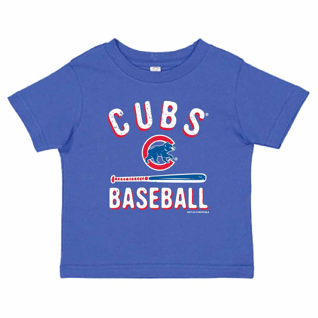 Chicago Cubs Toddler Royal Baseball T-Shirt