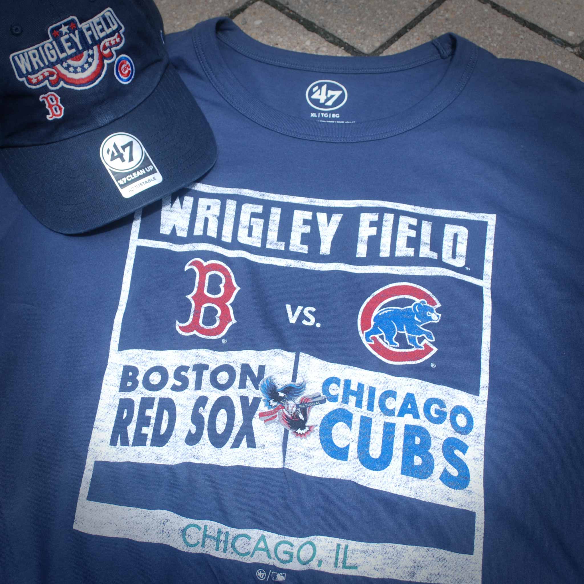 Chicago Cubs Vs. Boston Red Sox 2025 Series T-Shirt - Image 3