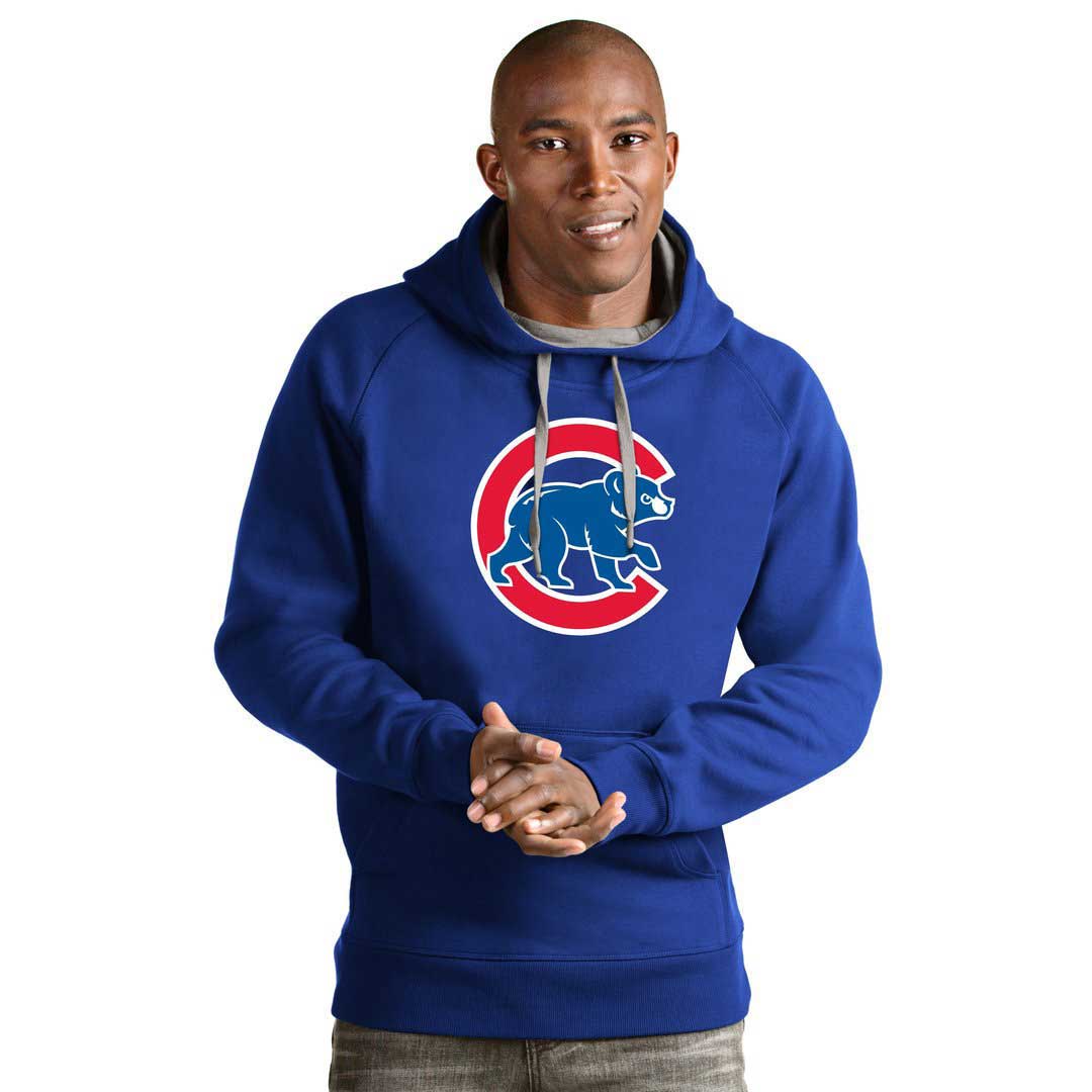 Chicago Cubs Royal Walking Bear Victory Pullover Hooded Sweatshirt - Image 2