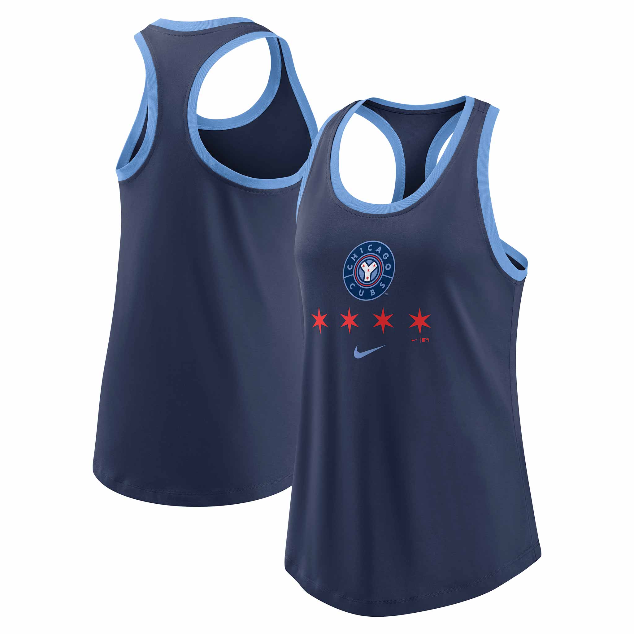 Chicago Cubs Women's Nike City Connect Tank Top - Image 3