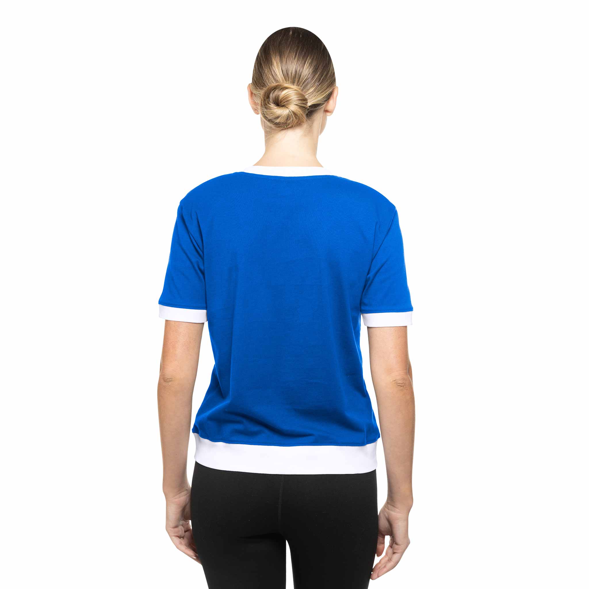 Chicago Cubs Women's New Era Bullseye Ribbed T-Shirt - Image 4