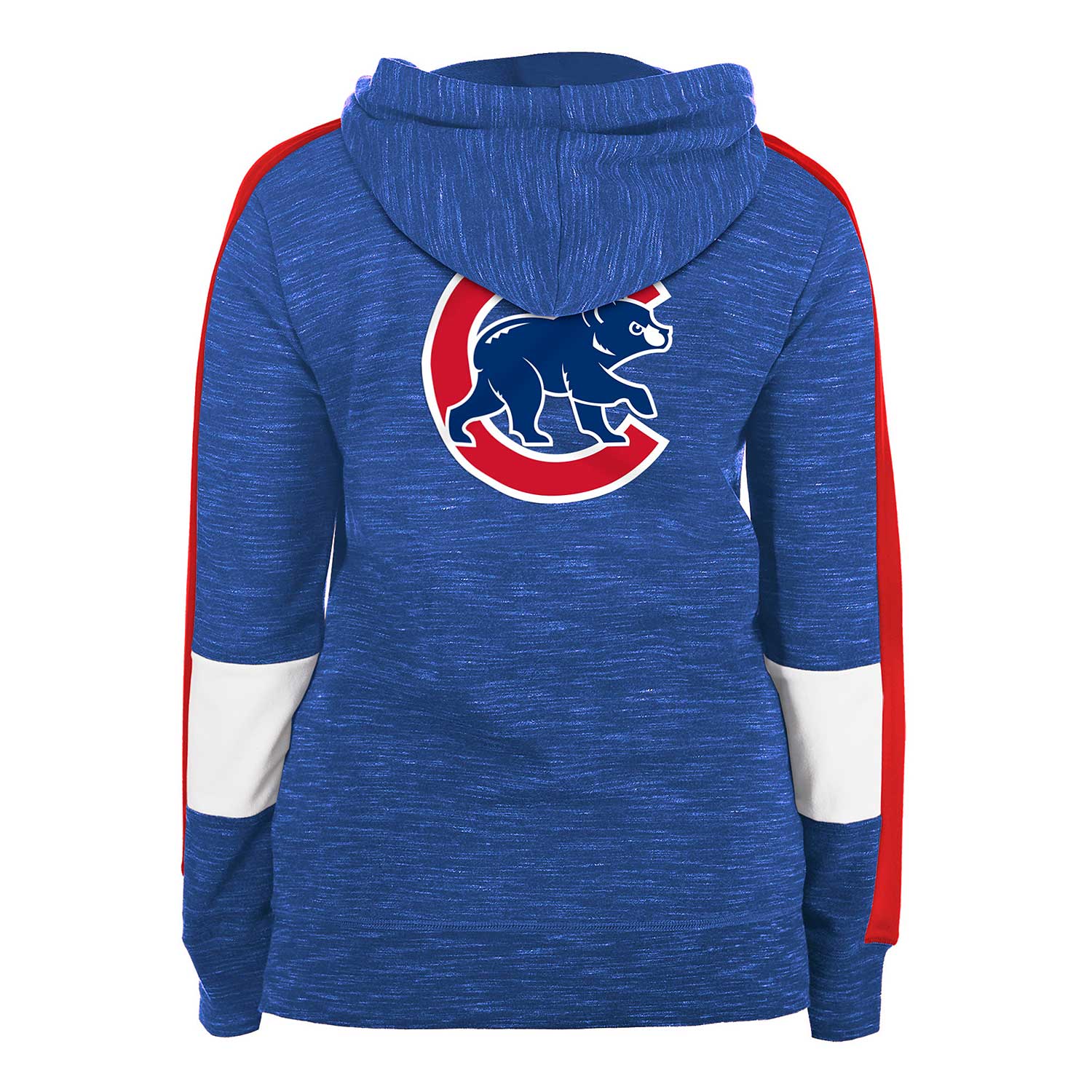 Chicago Cubs Women's Two Side Full-Zip Hooded Sweatshirt - Image 4