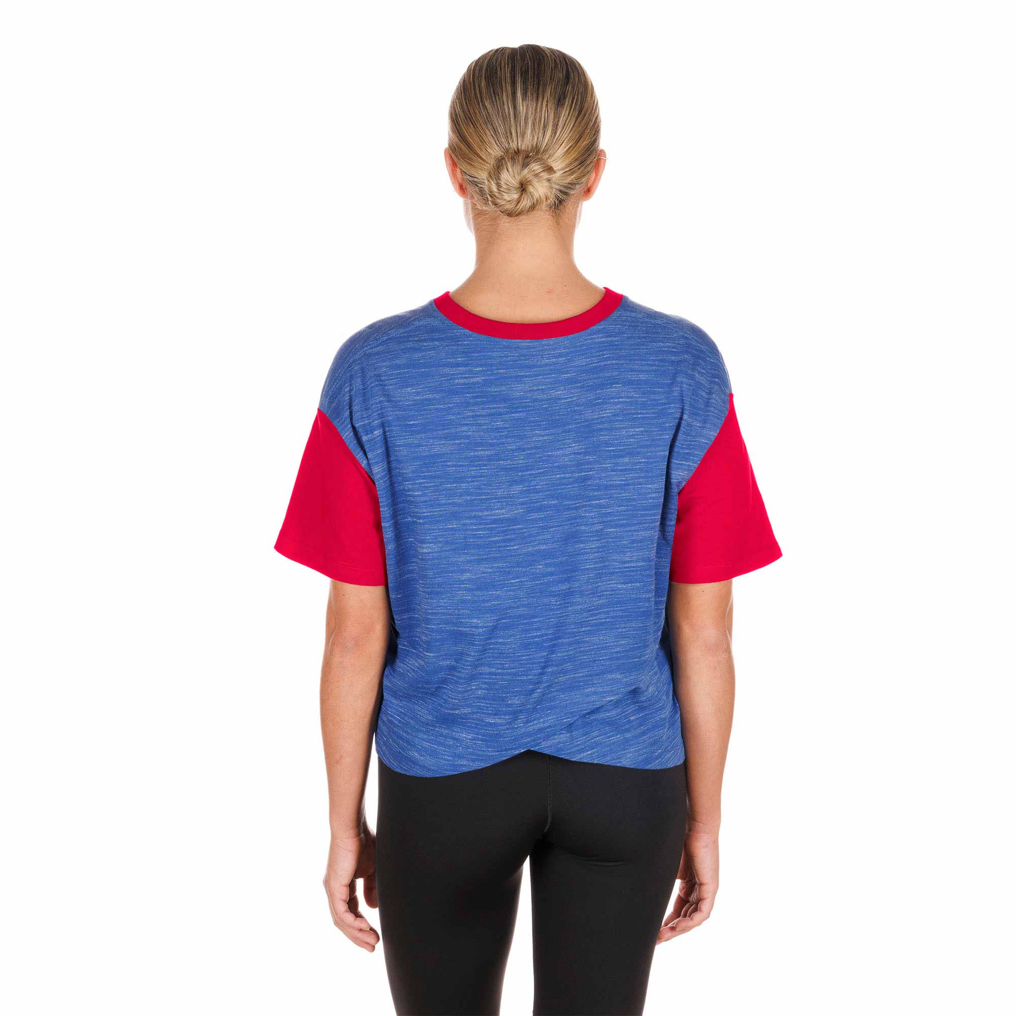 Chicago Cubs Women's Two Tone Baseball Club T-Shirt - Image 4