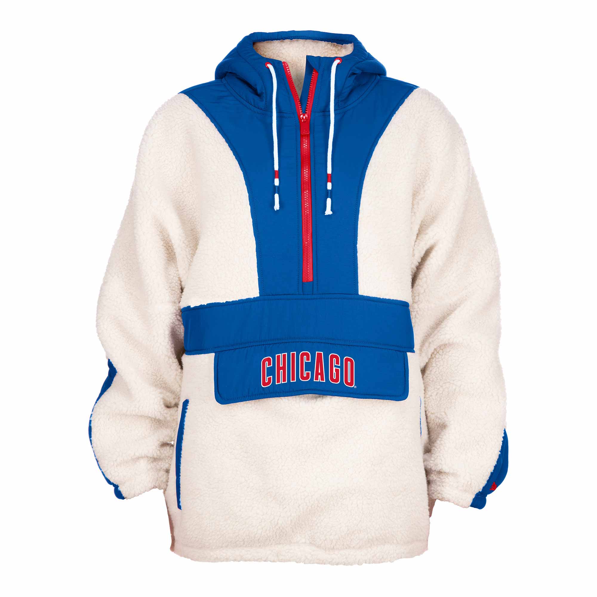 Chicago Cubs Women's Sherpa Half-Zip Sweatshirt