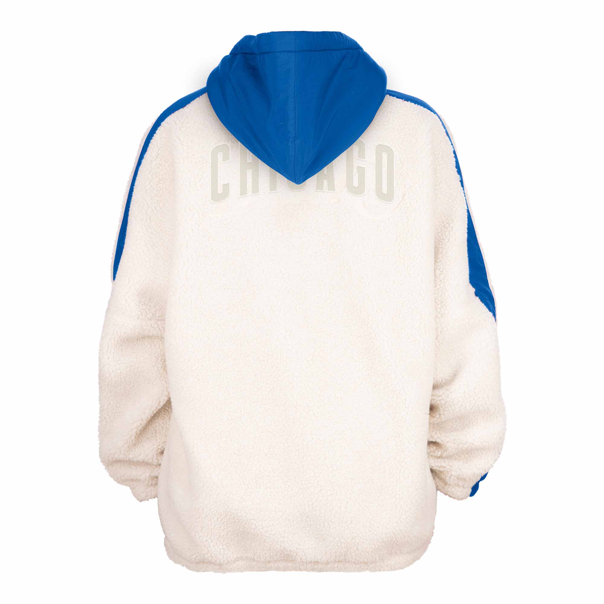 Chicago Cubs Women's Sherpa Half-Zip Sweatshirt - Image 2