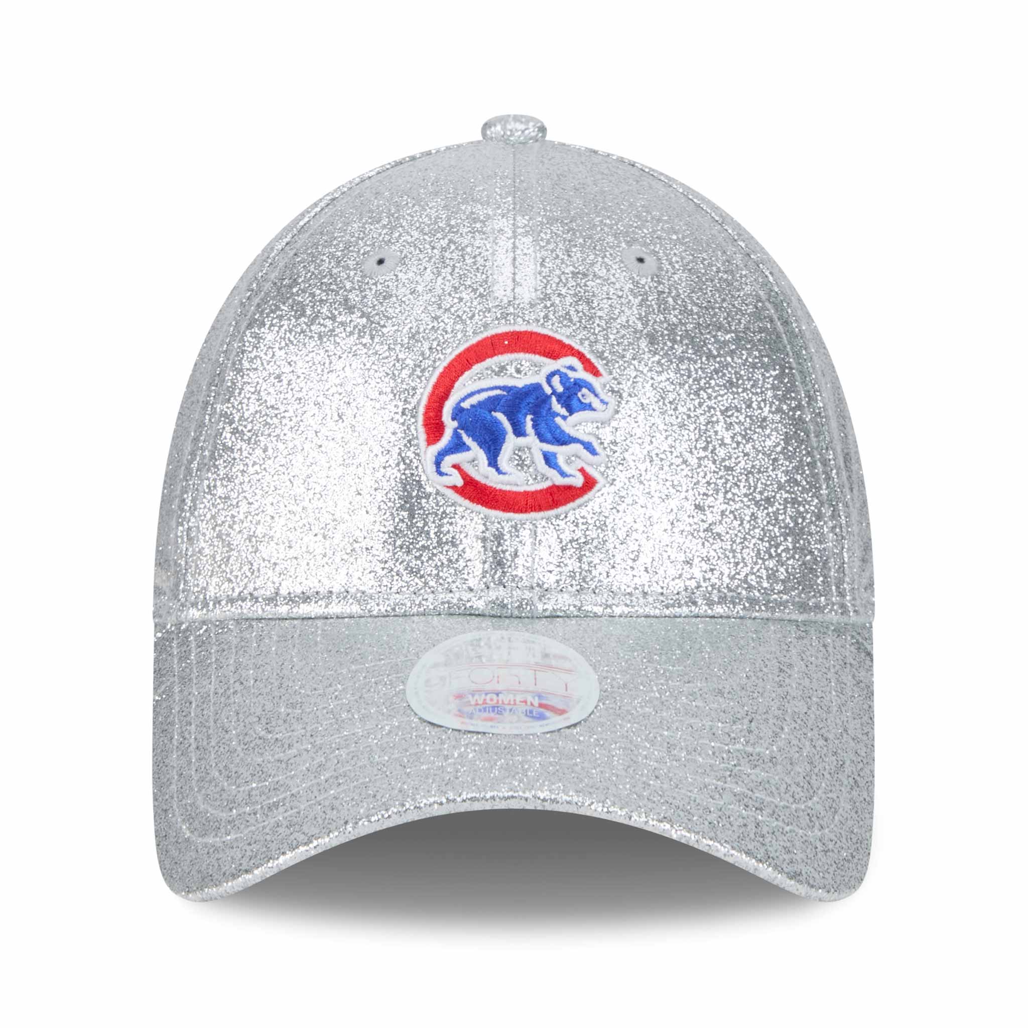 Chicago Cubs Women's Walking Bear Sparkly Cap - Image 4