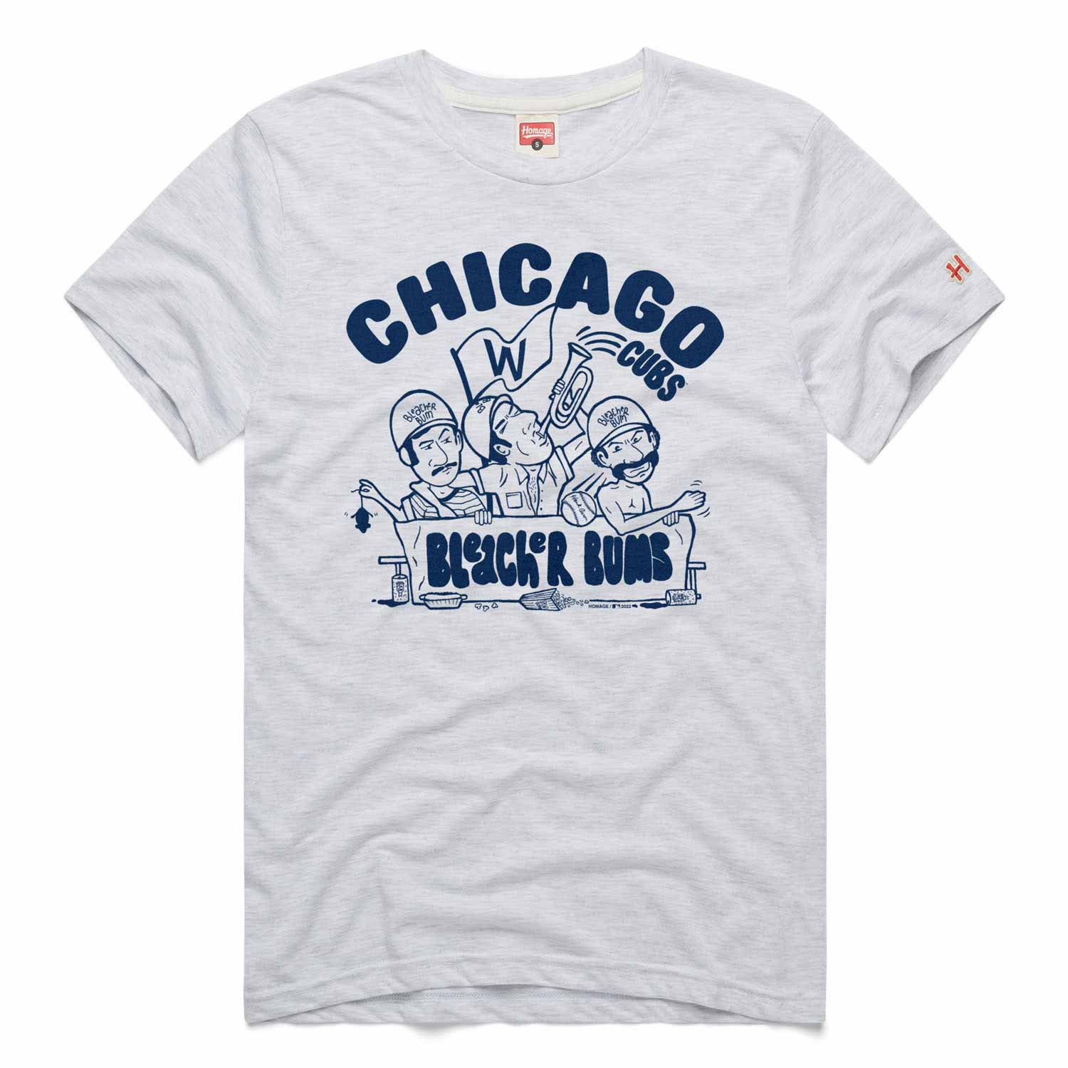 Chicago Cubs Wrigley Field Homage Bleacher Bums T-Shirt