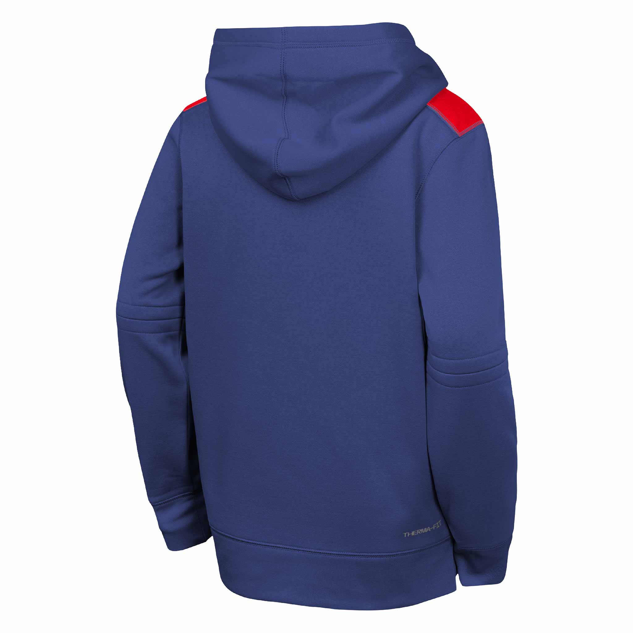 Chicago Cubs Youth 2025 Nike Authentic Collection Royal Blue Hooded Sweatshirt - Image 2