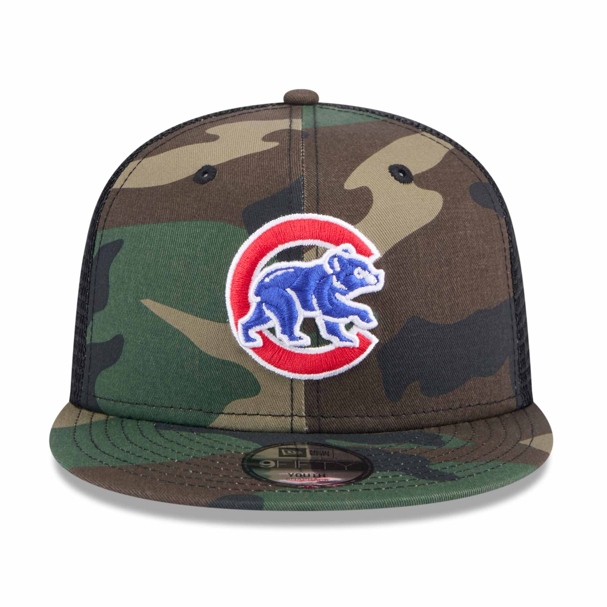 Chicago Cubs Youth 950 Walking Bear Camo Trucker Cap - Image 4