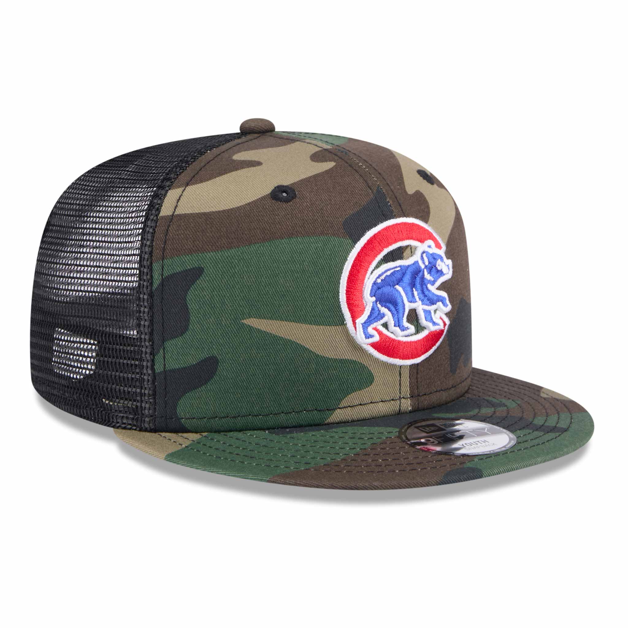 Chicago Cubs Youth 950 Walking Bear Camo Trucker Cap - Image 5