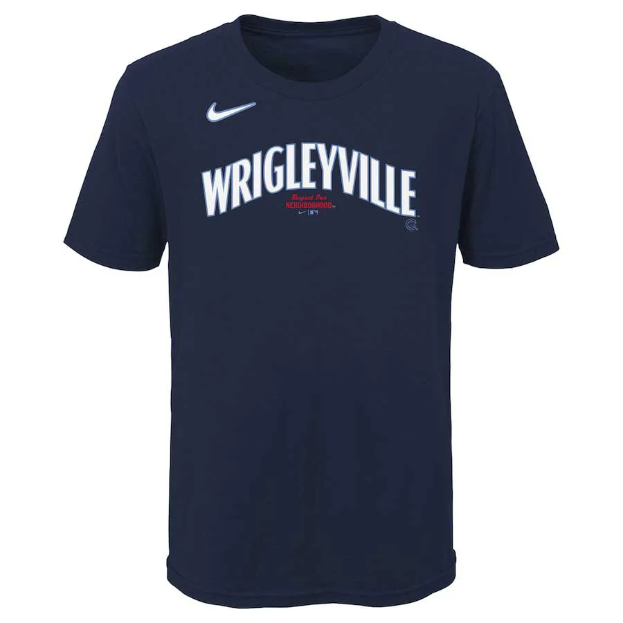Chicago Cubs Youth City Connect Wordmark T-Shirt - Image 2