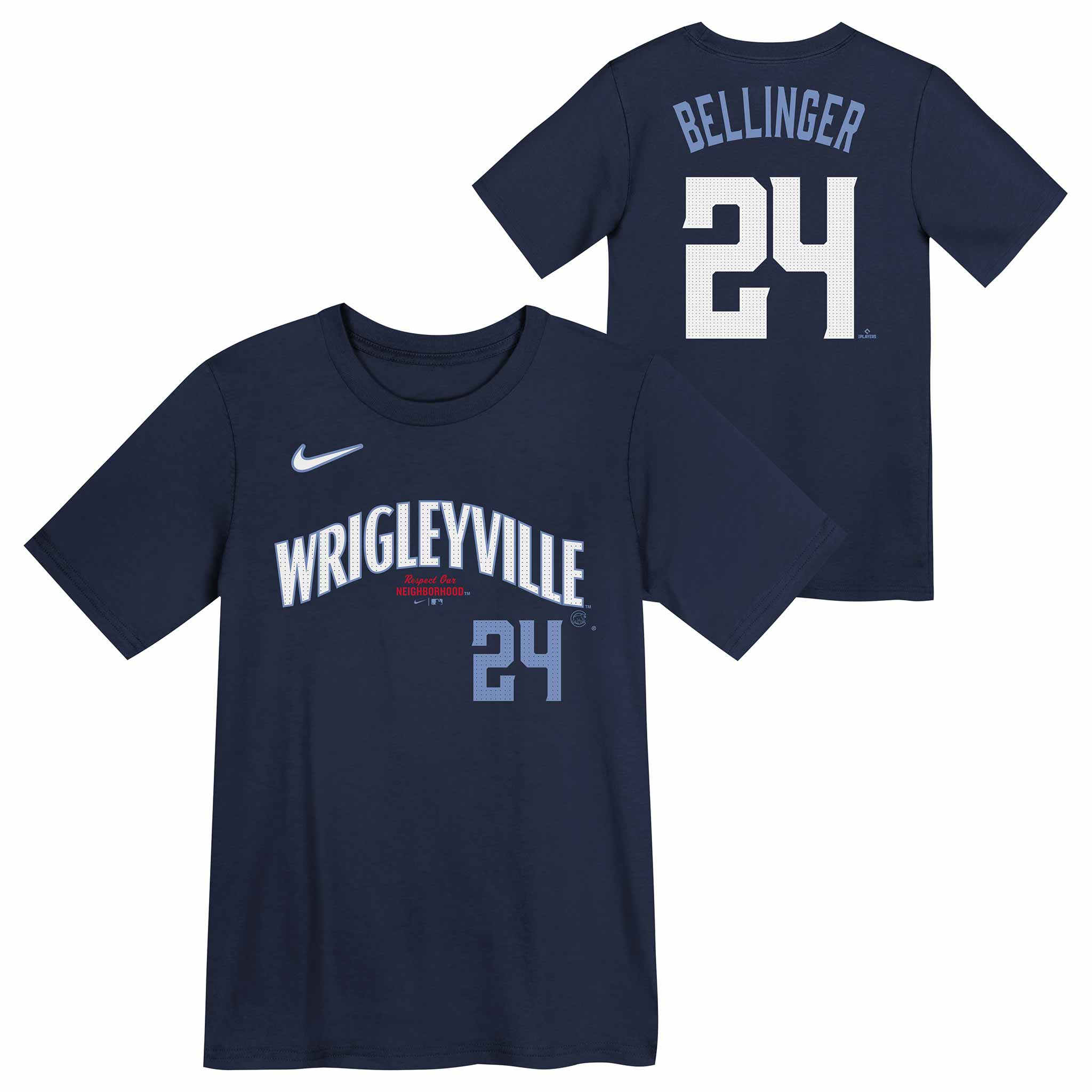 Chicago Cubs Youth Cody Bellinger City Connect Nike Fuse Name & Number T-Shirt