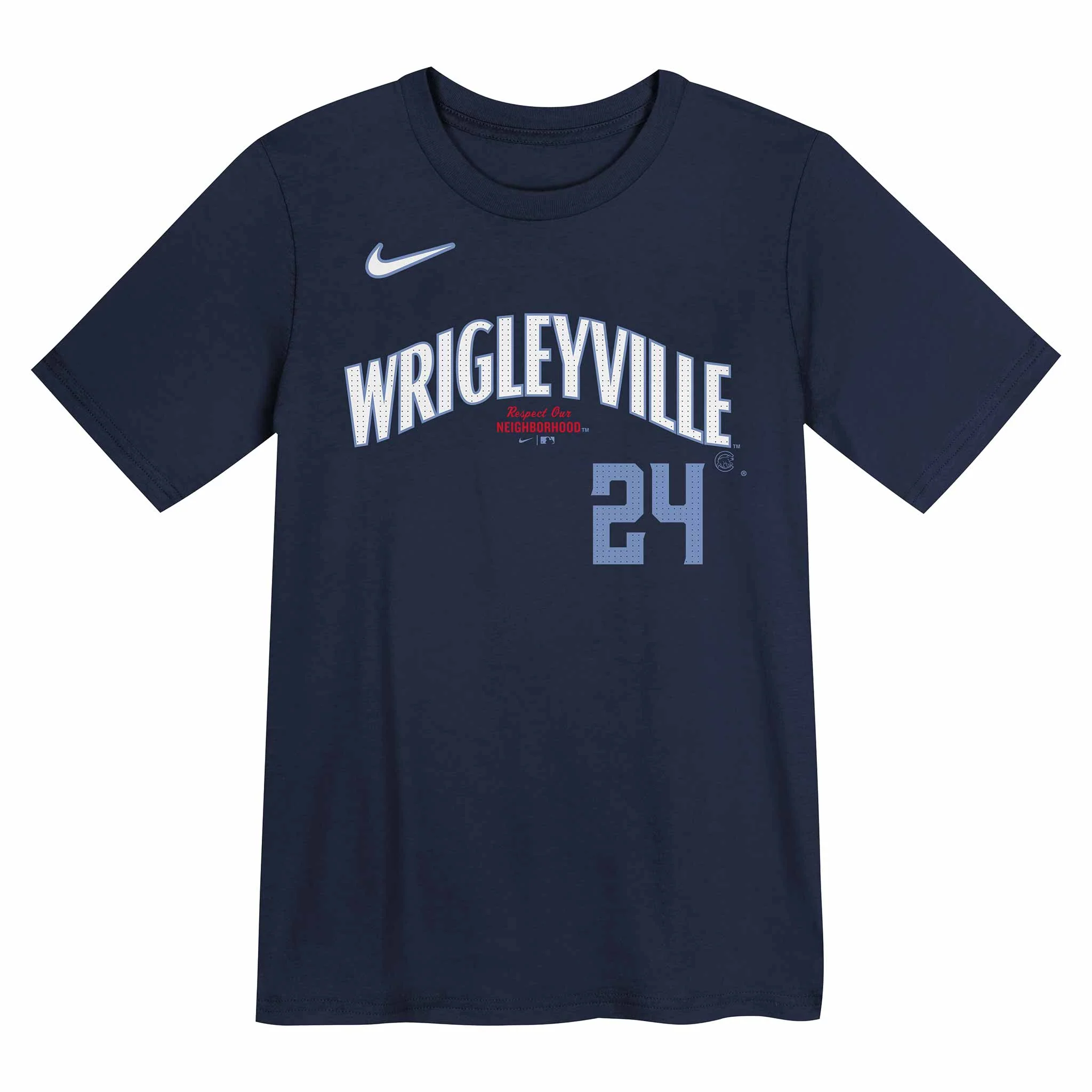 Chicago Cubs Youth Cody Bellinger City Connect Nike Fuse Name & Number T-Shirt - Image 3
