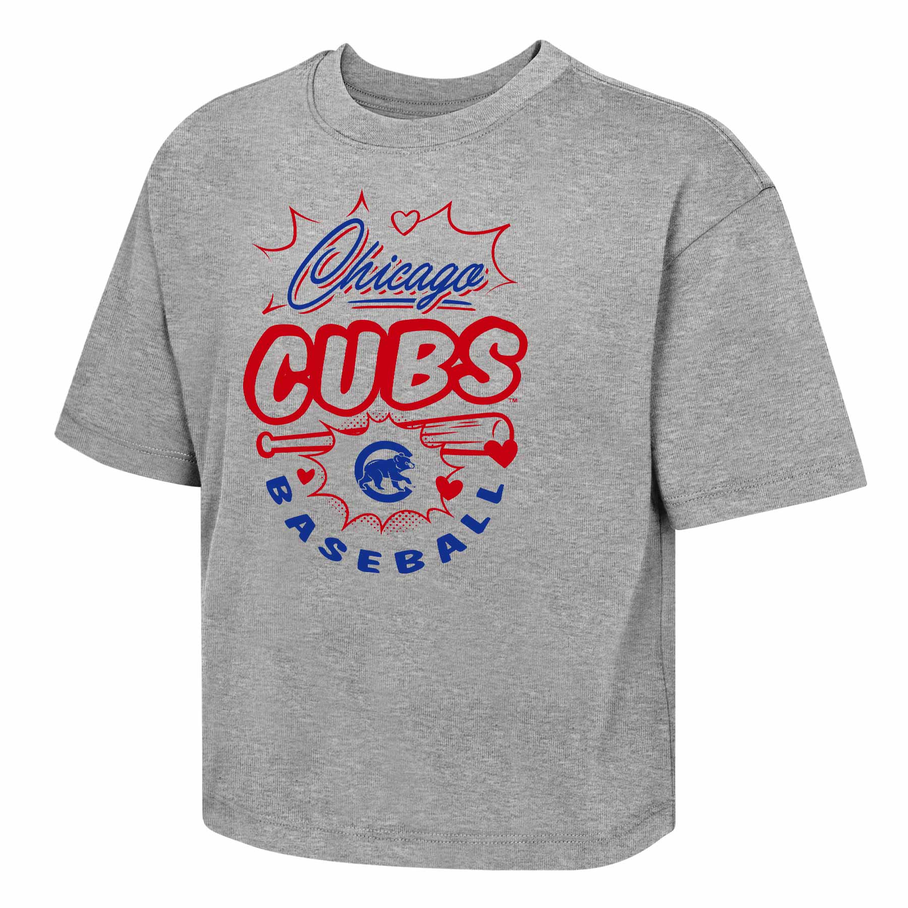 Chicago Cubs Youth Girls Game Day Short Sleeve T-Shirt