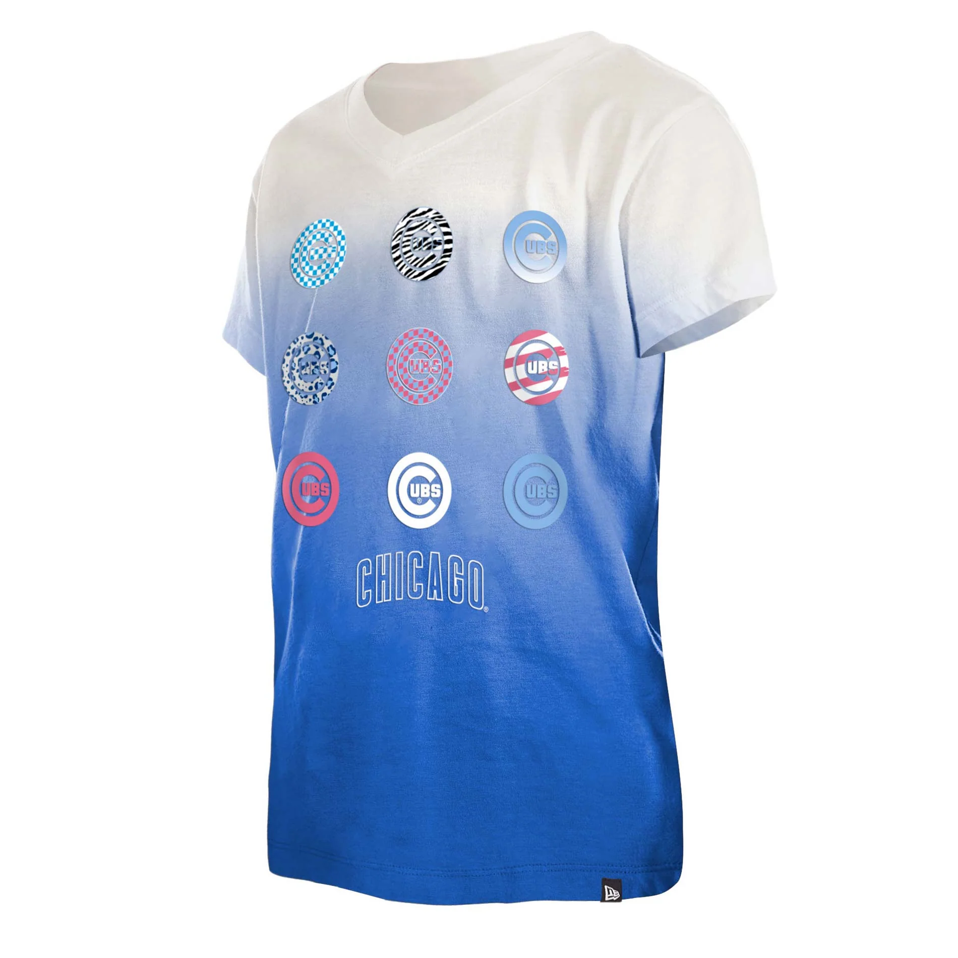 Chicago Cubs Youth Girls Multi Logo T-Shirt - Image 5