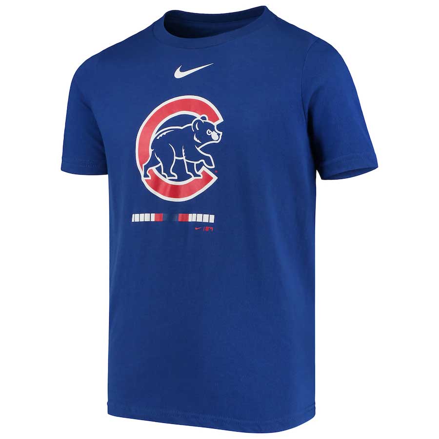 Chicago Cubs Youth Nike Primary Logo T-Shirt - Image 2