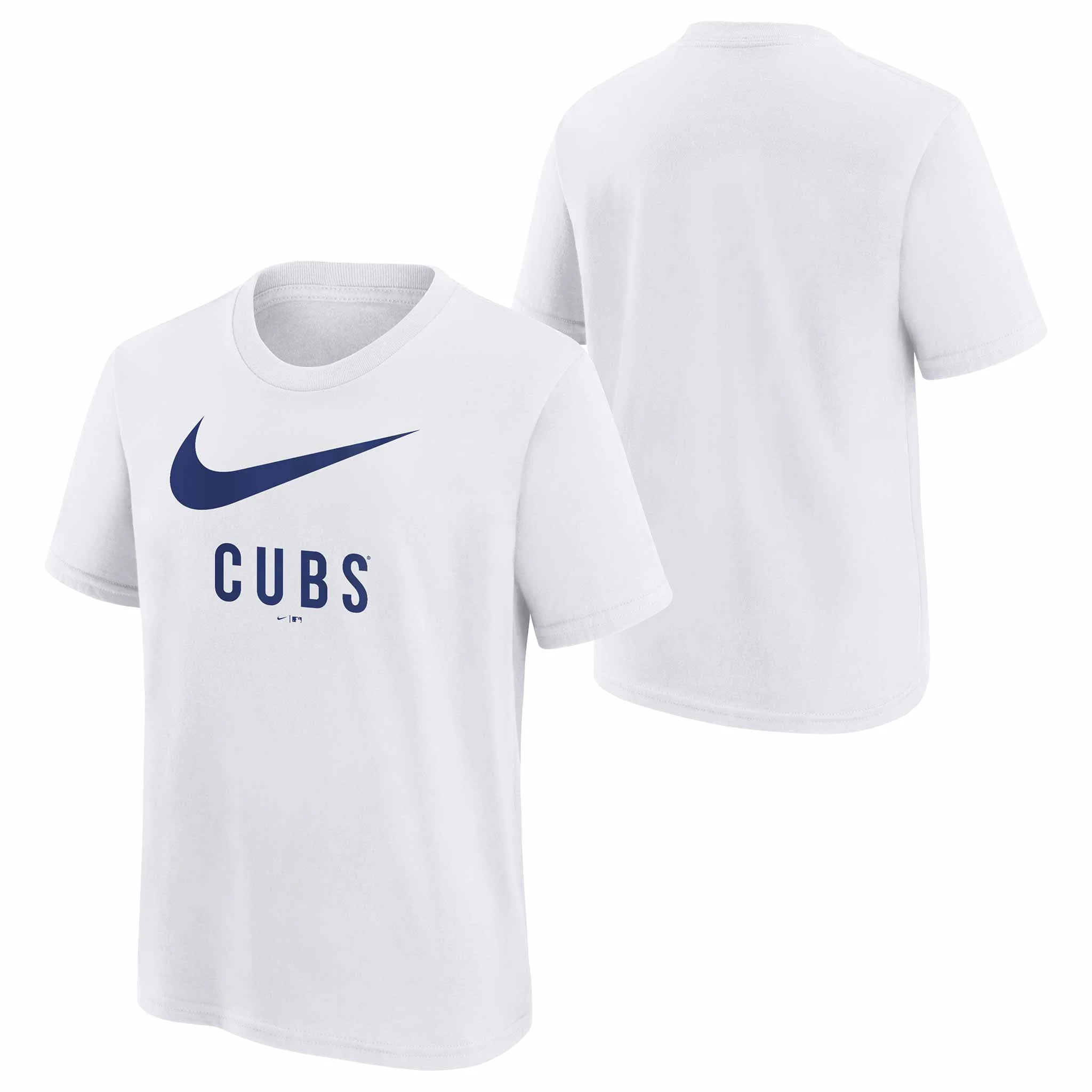 Chicago Cubs Youth Nike Swoosh Cotton T-Shirt - Image 3