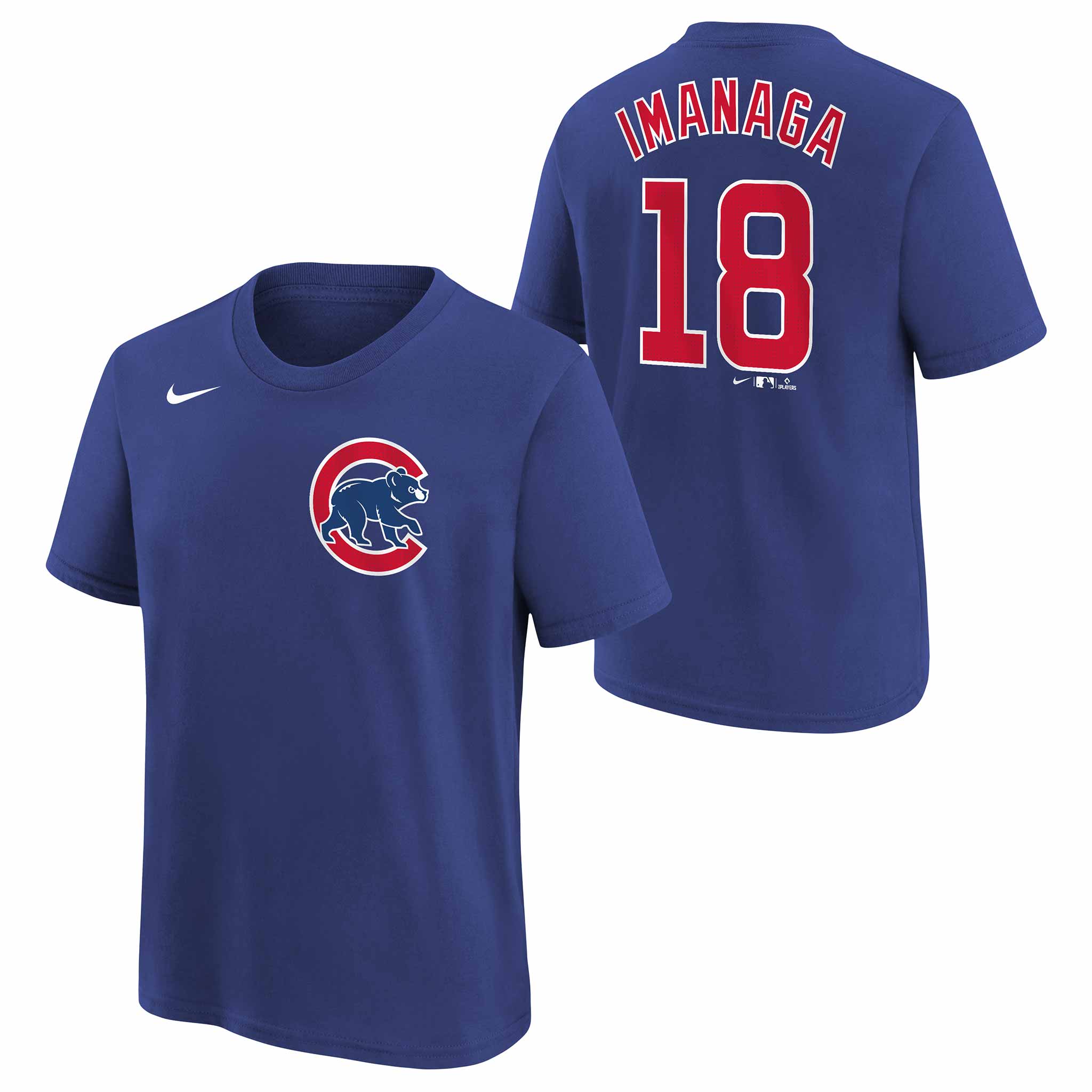 Chicago Cubs Youth Shota Imanaga Home Nike Fuse Name & Number T-Shirt