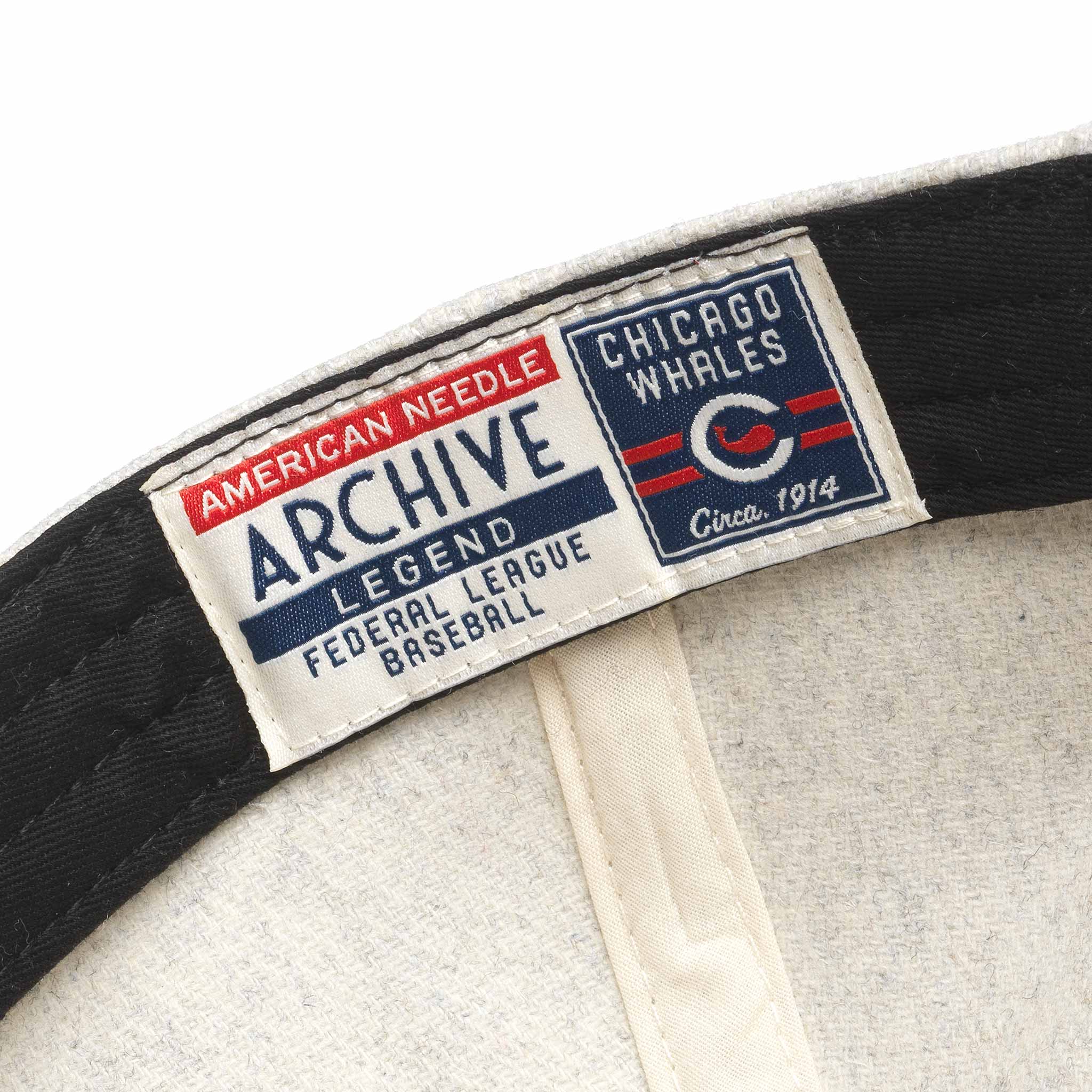 Chicago Whales Ivory Archive Legend Adjustable Cap - Image 4