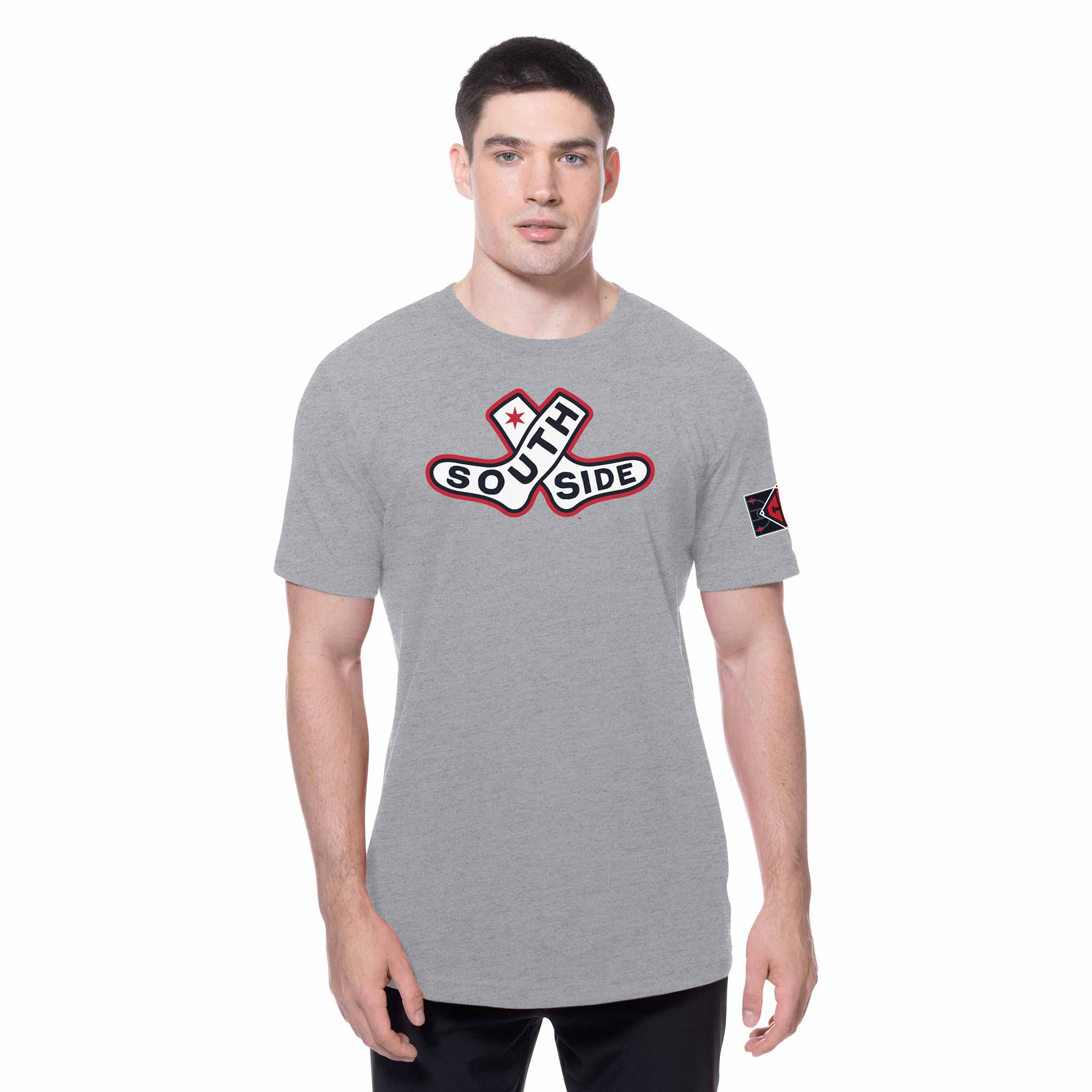 Chicago White Sox New Era 2025 City Connect Double Sock Logo T-Shirt - Image 3