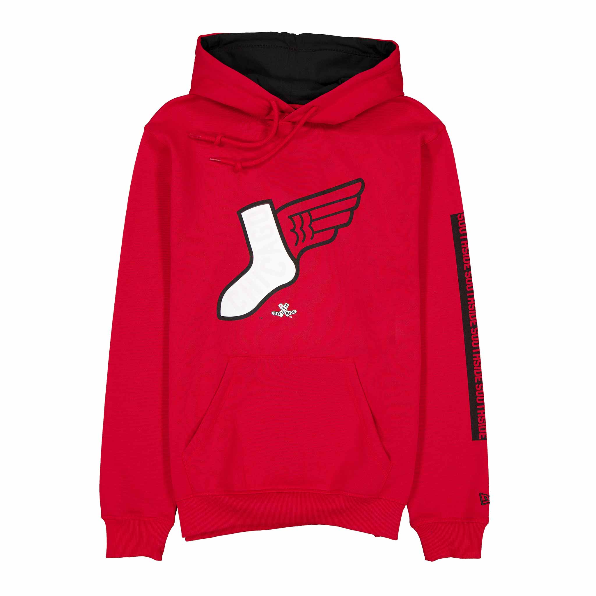 Chicago White Sox New Era 2025 City Connect Winged Sock Logo Hooded Sweatshirt