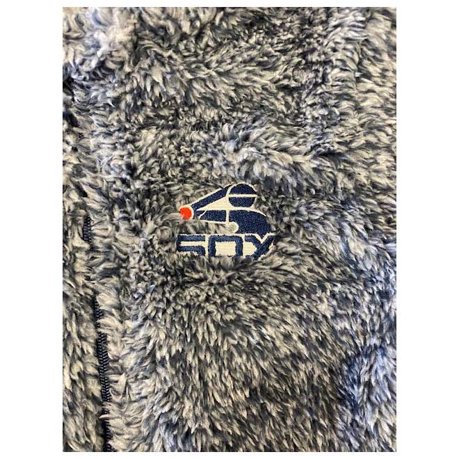 Chicago White Sox Newborn Sherpa Grey Coverall - Image 2