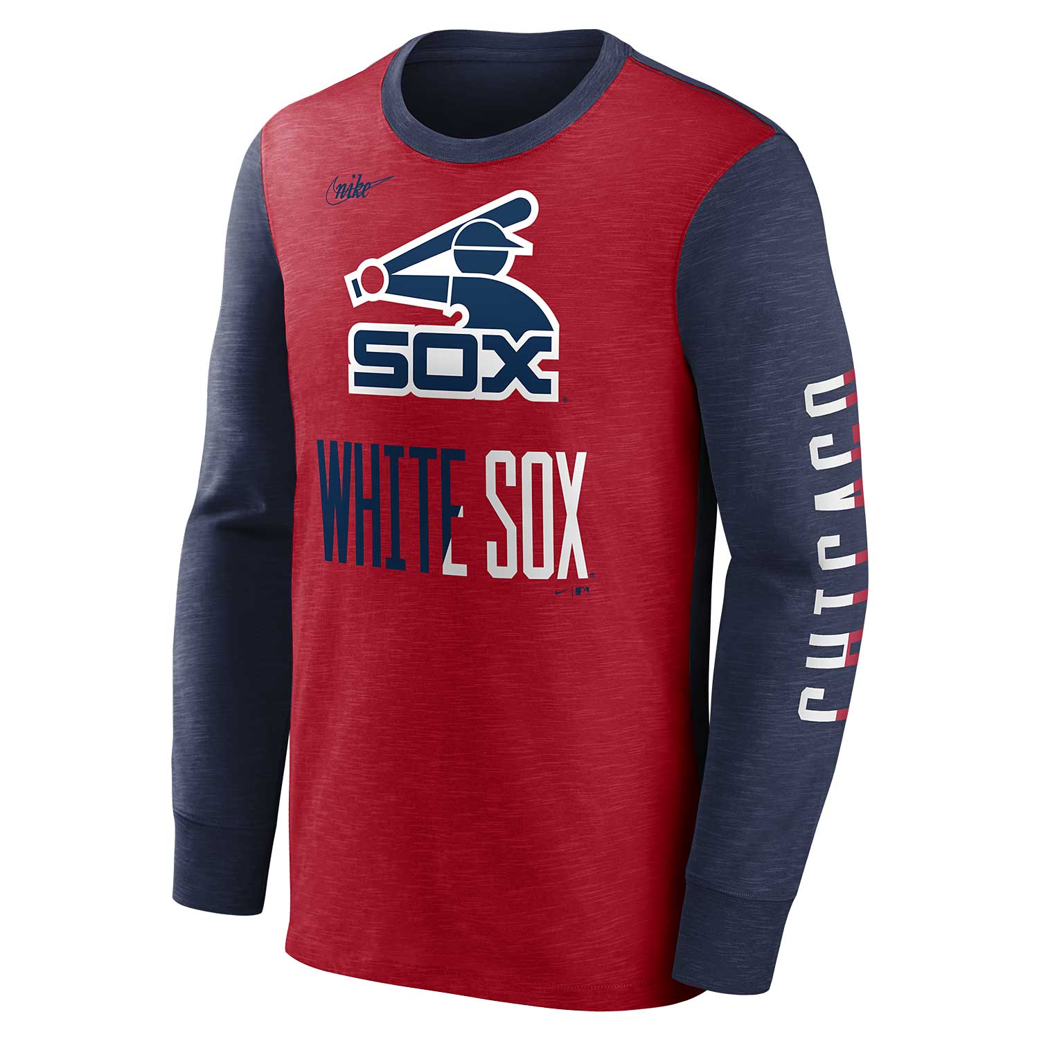 Chicago White Sox Nike Cooperstown Rewind Splitter Long Sleeve T-Shirt - Image 2