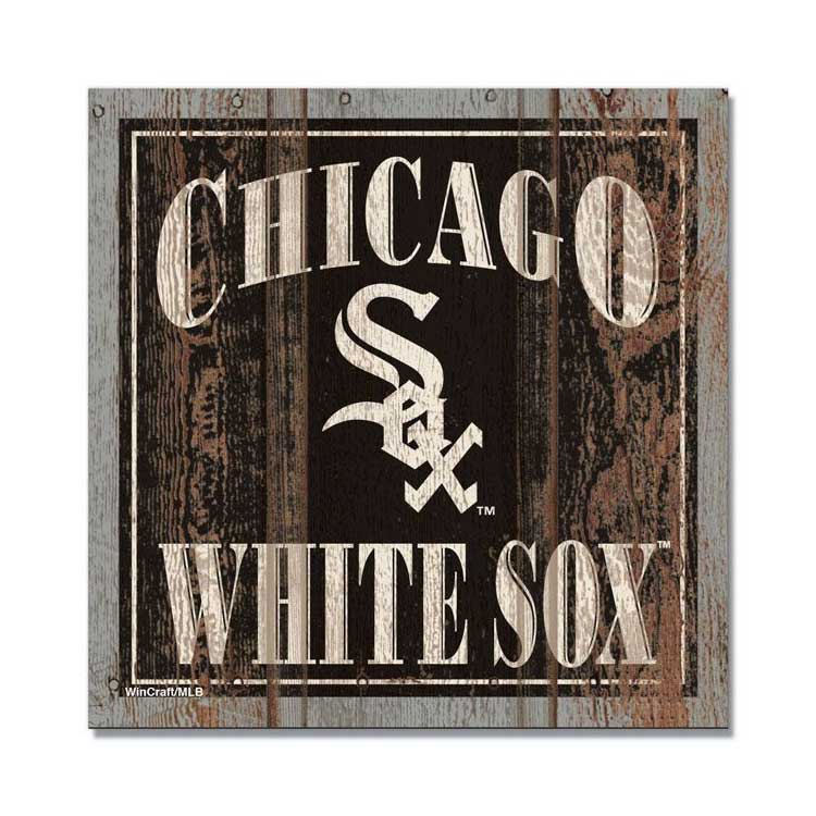 Chicago White Sox Wooden Square Magnet