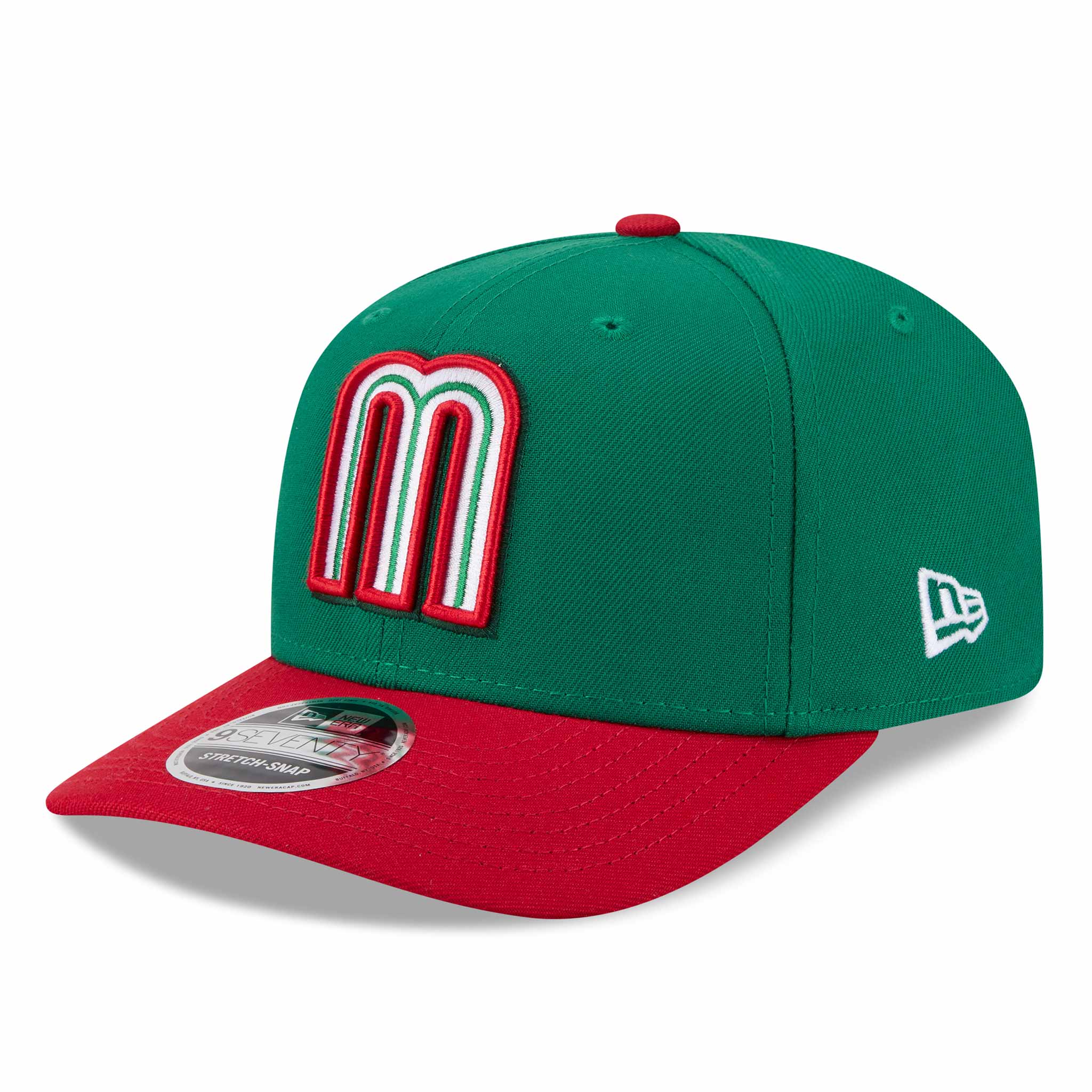 Team Mexico 2026 World Baseball Classic 9SEVENTY Stretch Snap Adjustable Cap - Image 4