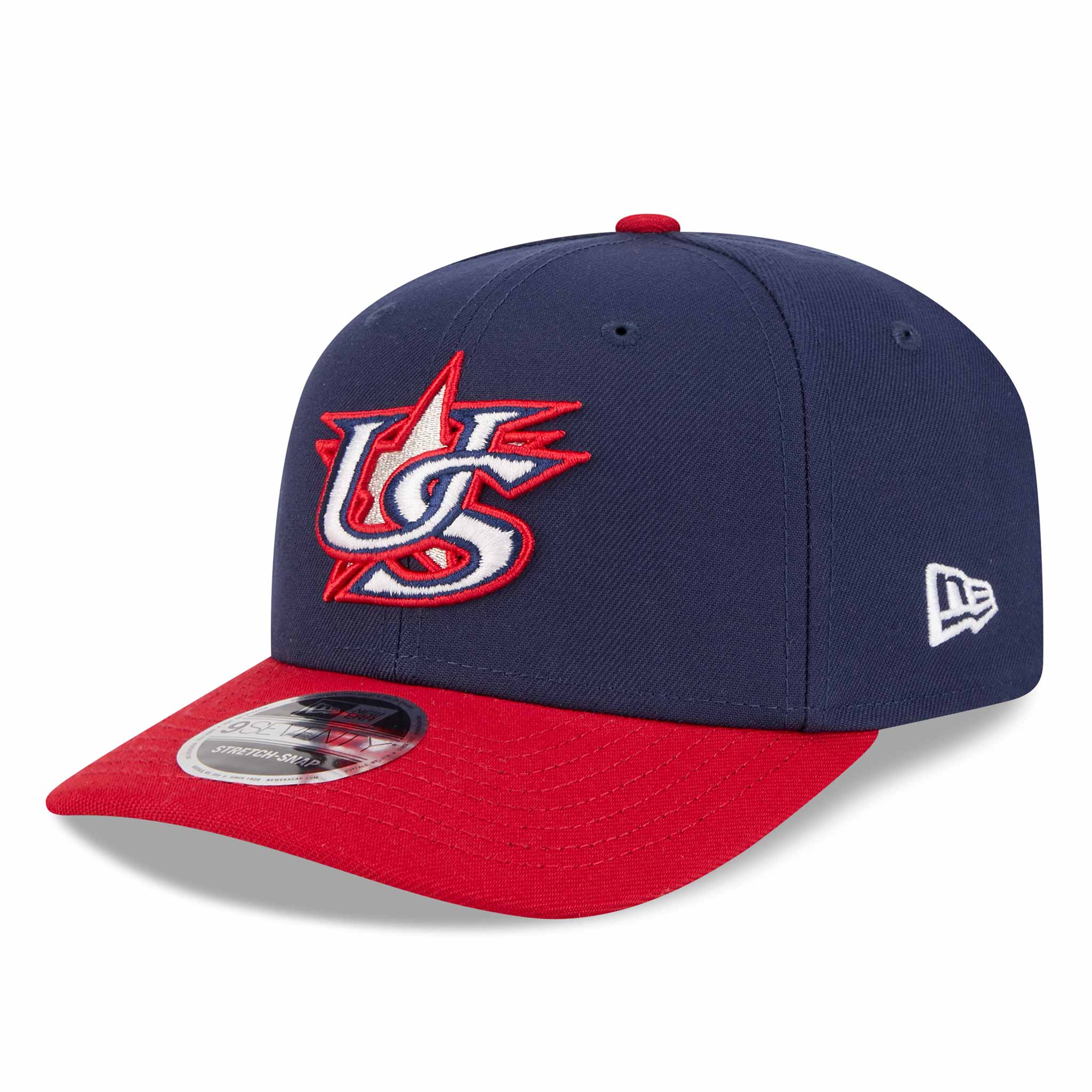 Team USA 2026 World Baseball Classic 9SEVENTY Stretch Snap Adjustable Cap - Image 4