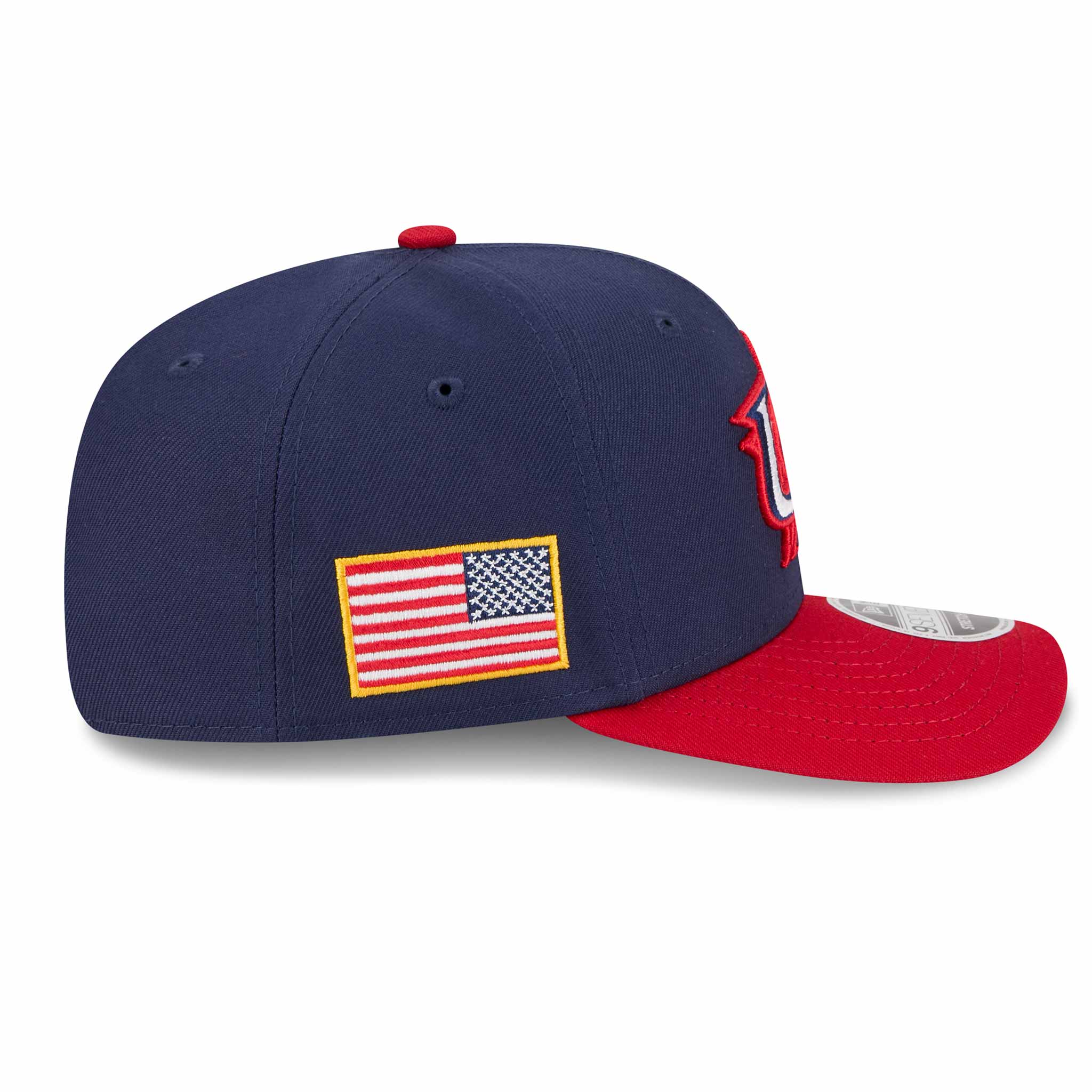 Team USA 2026 World Baseball Classic 9SEVENTY Stretch Snap Adjustable Cap - Image 6