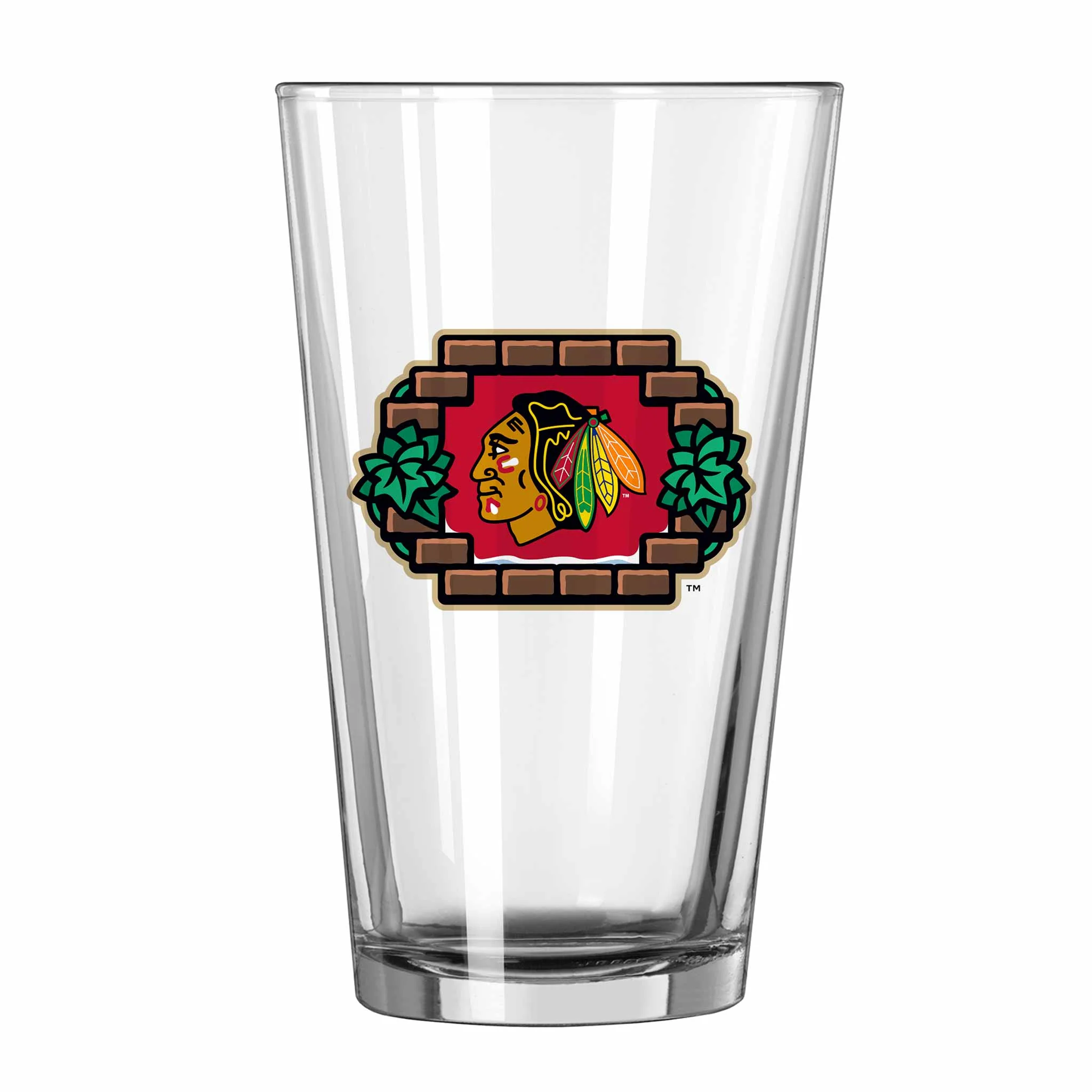Winter Classic Chicago Blackhawks 16 OZ Pint Glass - Image 2