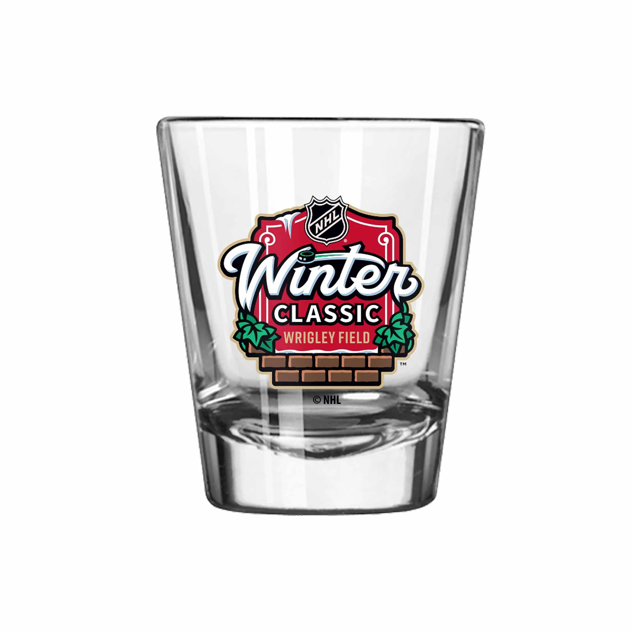 Winter Classic Chicago Blackhawks 2 OZ Shot Glass