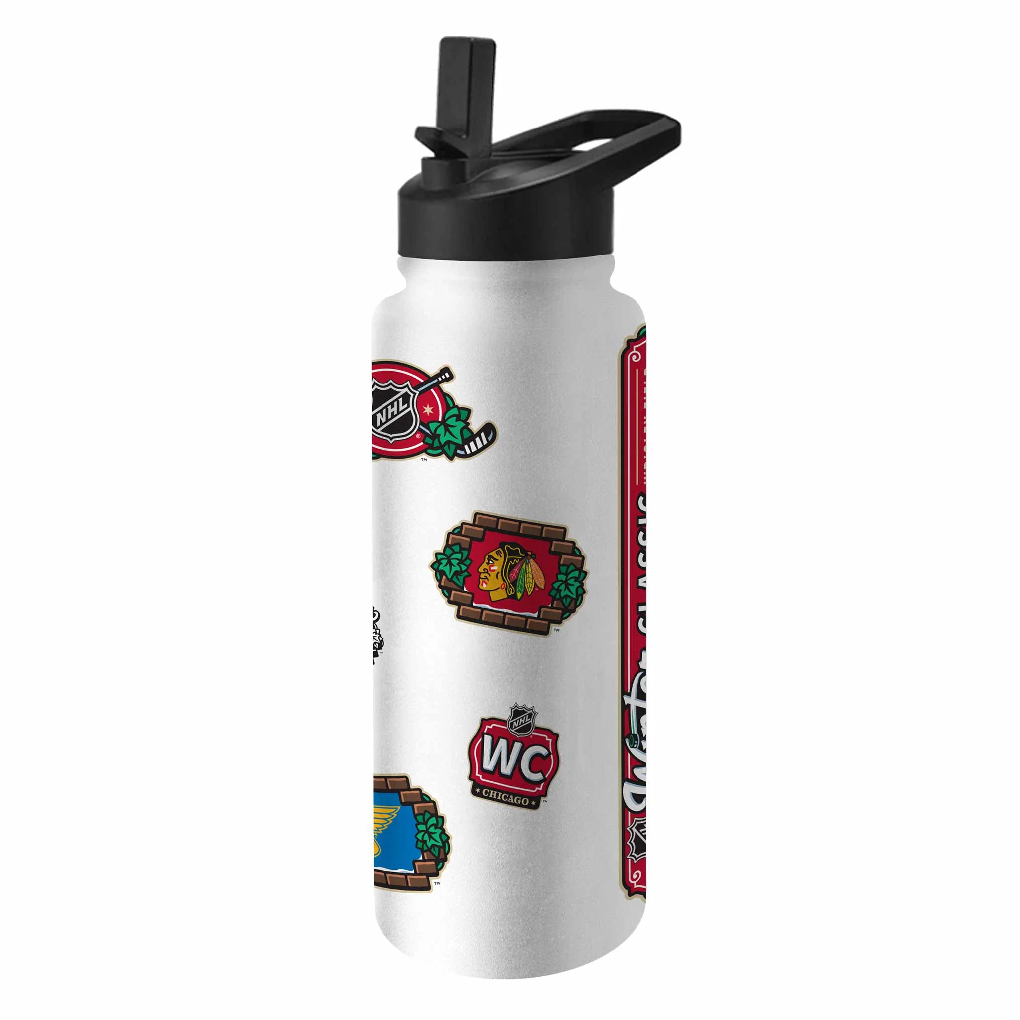 Winter Classic Chicago Blackhawks 34 OZ Quencher Bottle - Image 2