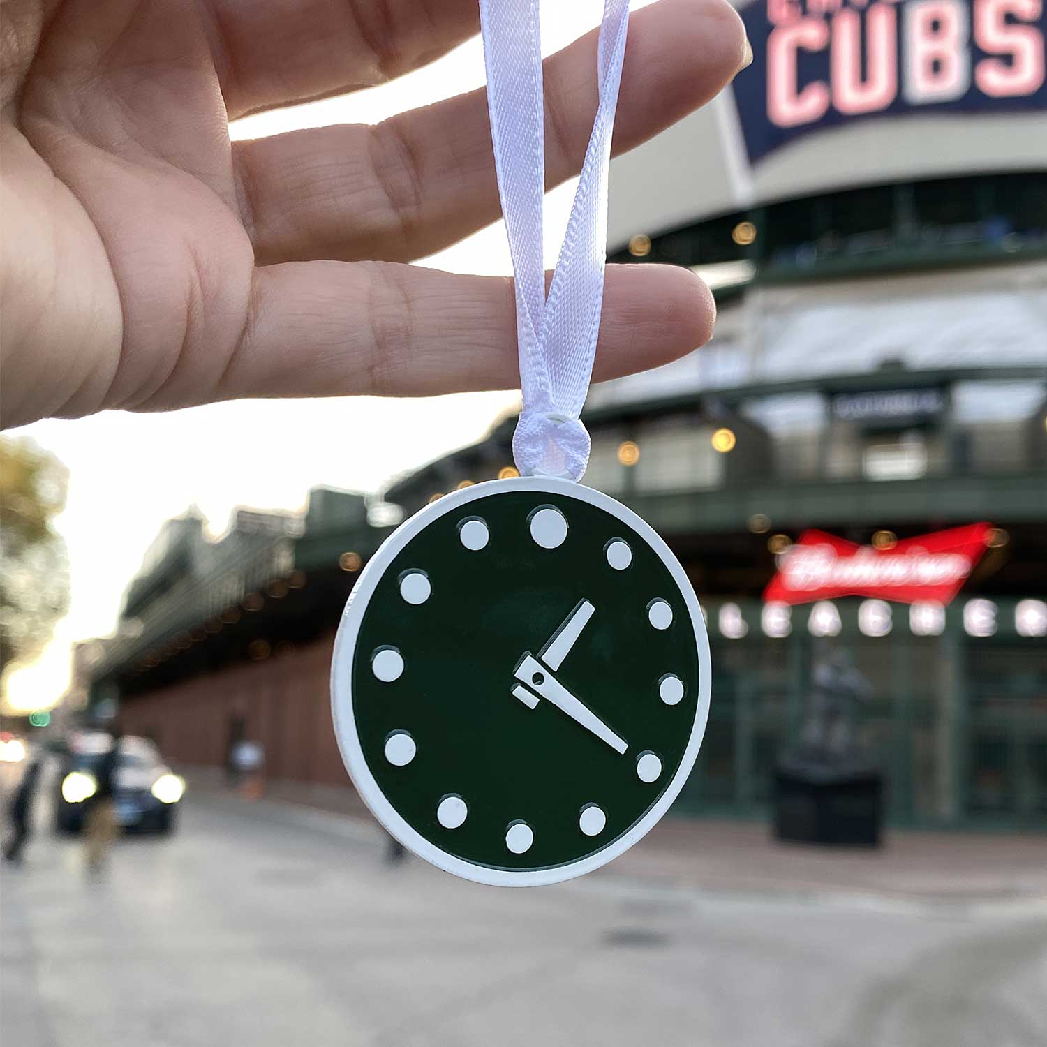 Wrigley Field Clock Ornament - Image 4