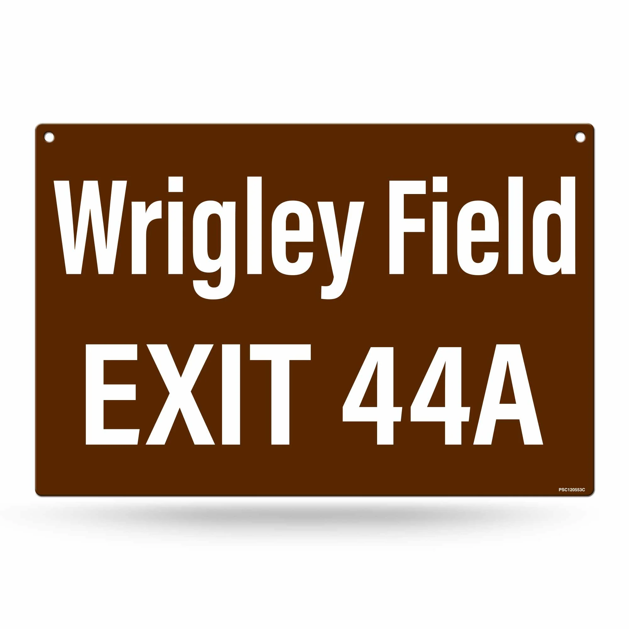 Wrigley Field Exit 44A 12 x 18 Sign