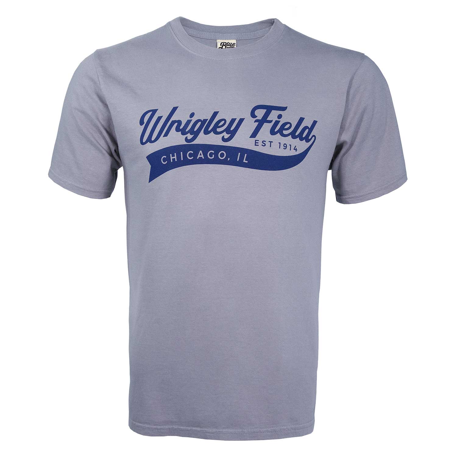 Wrigley Field Grey Tail Sweep T-Shirt