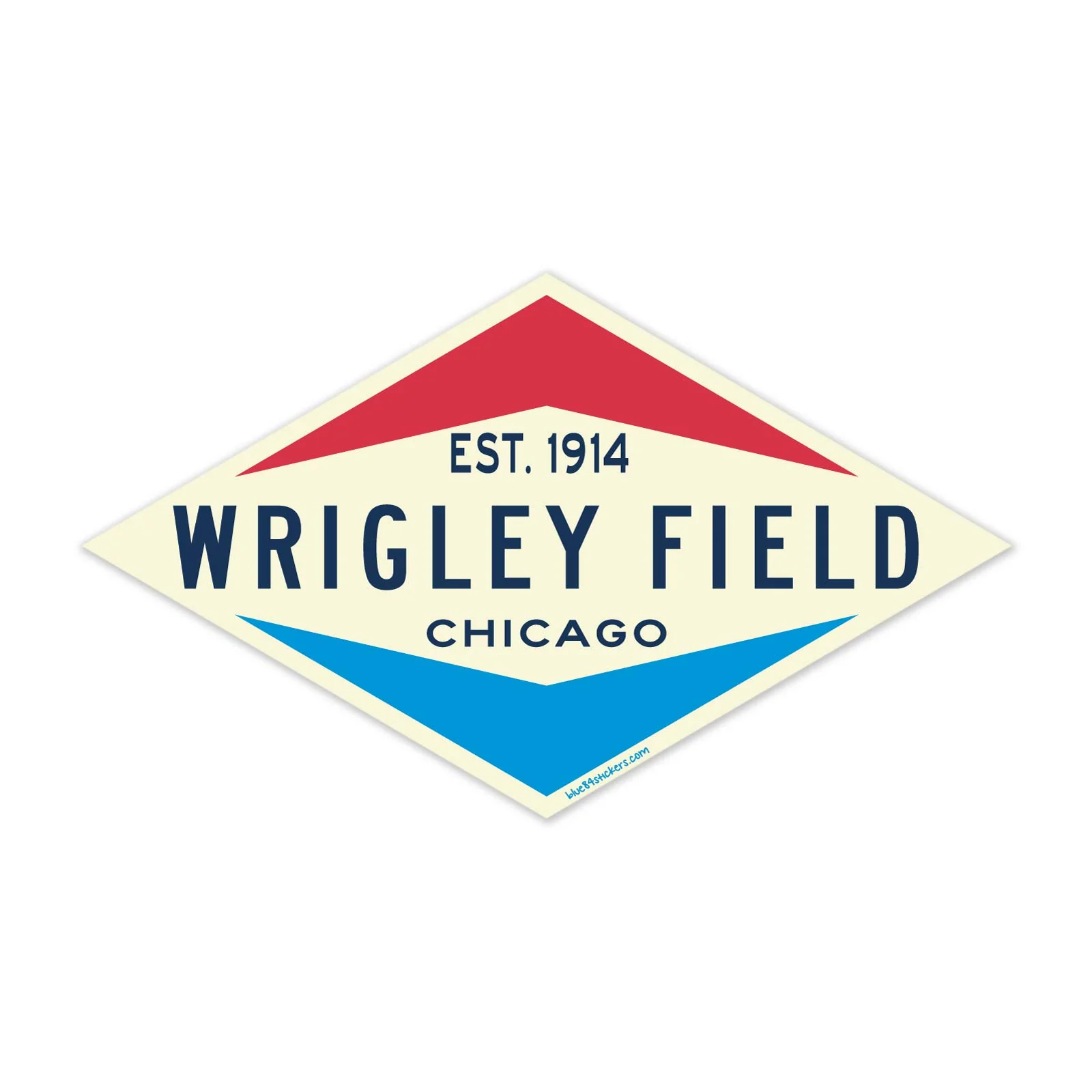 Wrigley Field Established 1914 Sticker