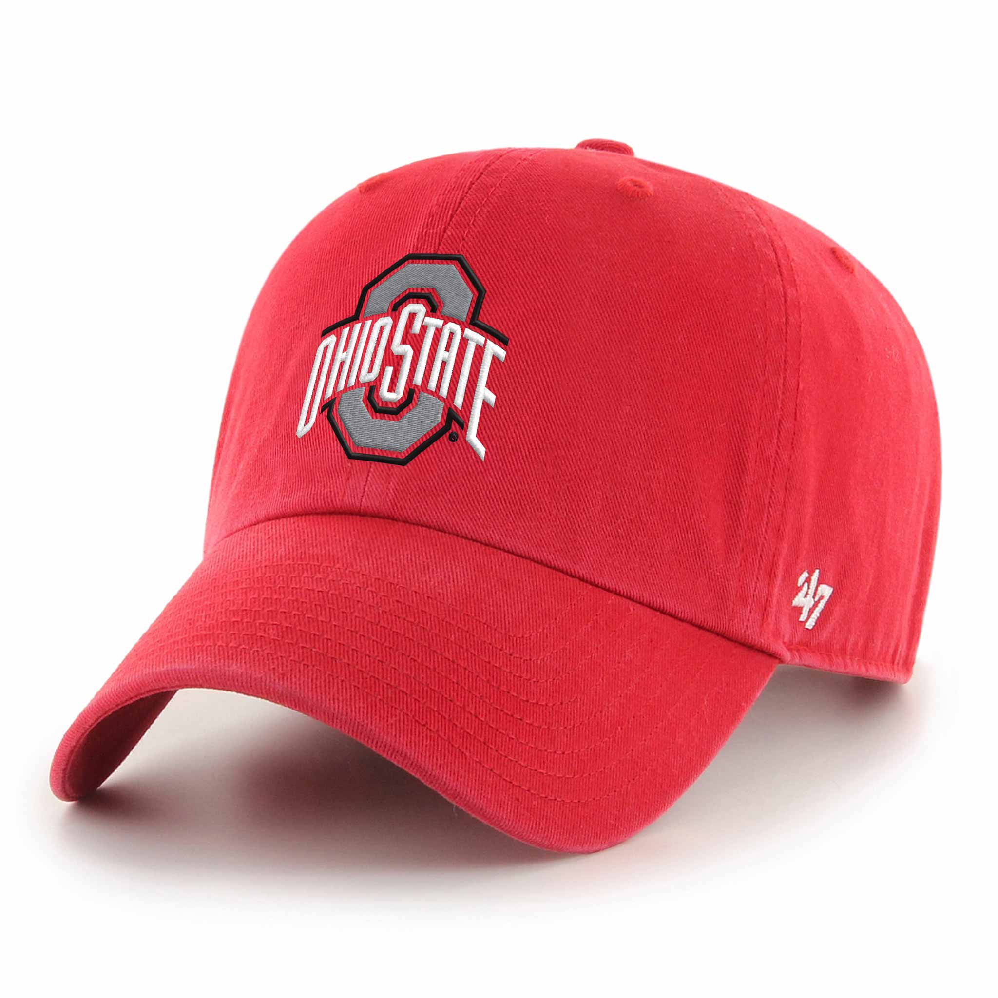Wrigley Field Ohio State 47 Brand Clean Up Adjustable Cap - Image 3
