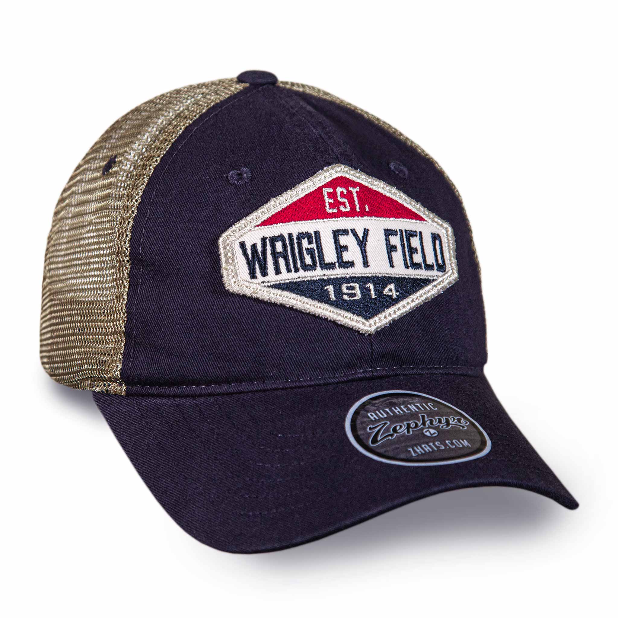 Wrigley Field Scholarship Navy Trucker Cap - Image 3