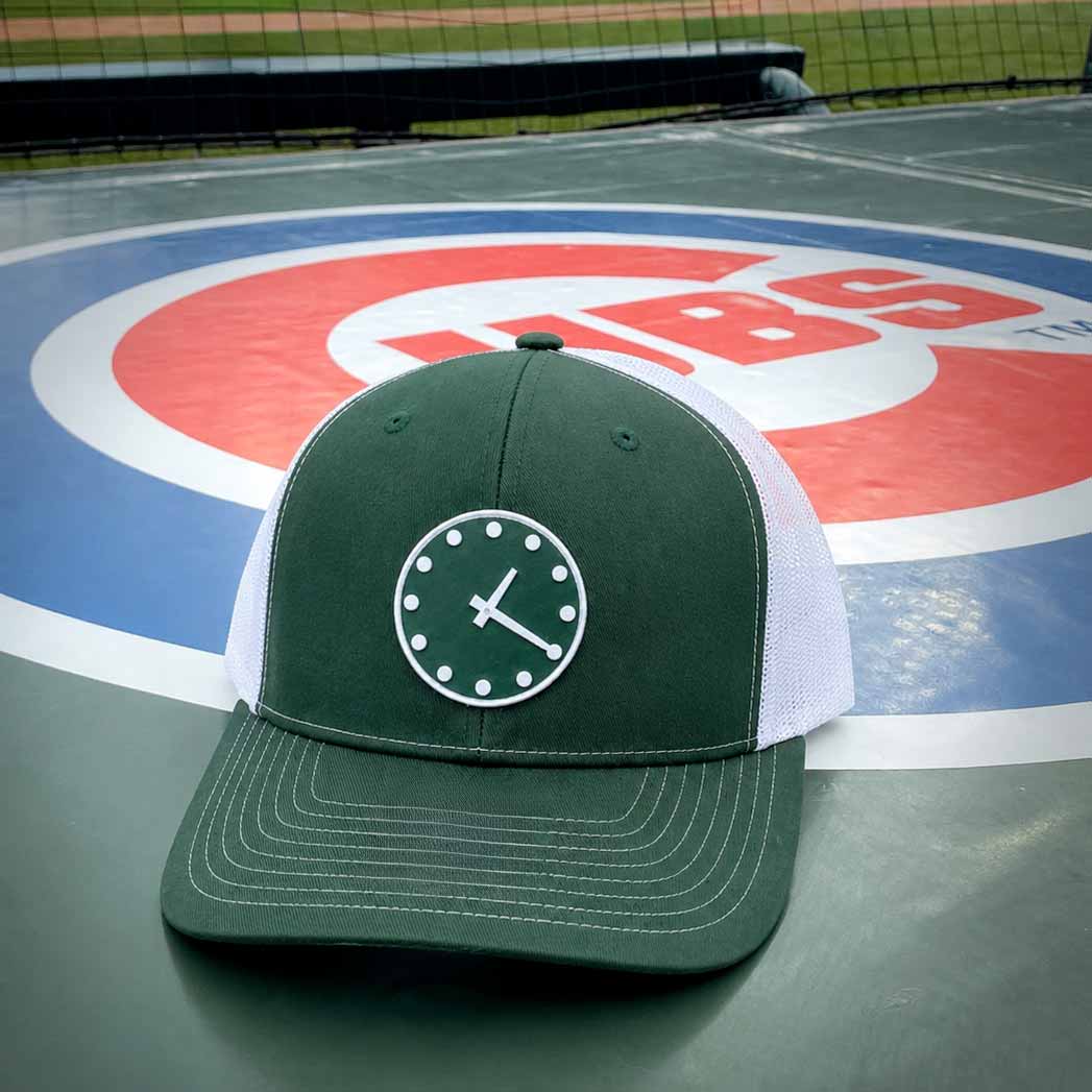 Wrigley Field Scoreboard Clock Mesh Back Adjustable Cap - Image 2