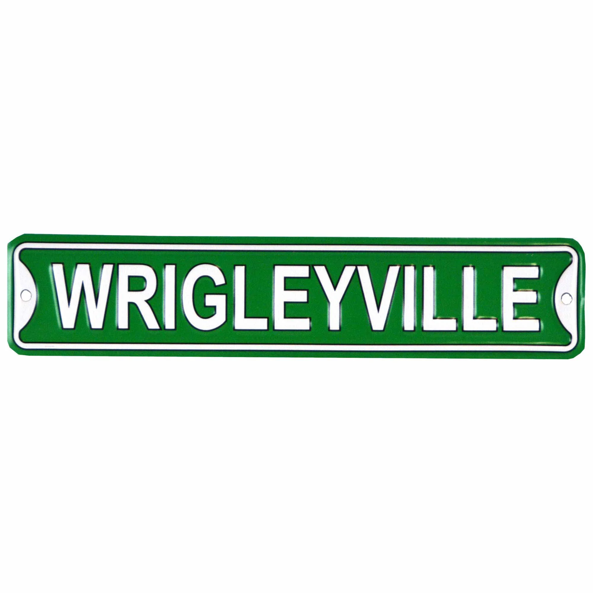 Wrigleyville 16" Mini Laser Cut Steel Street Sign