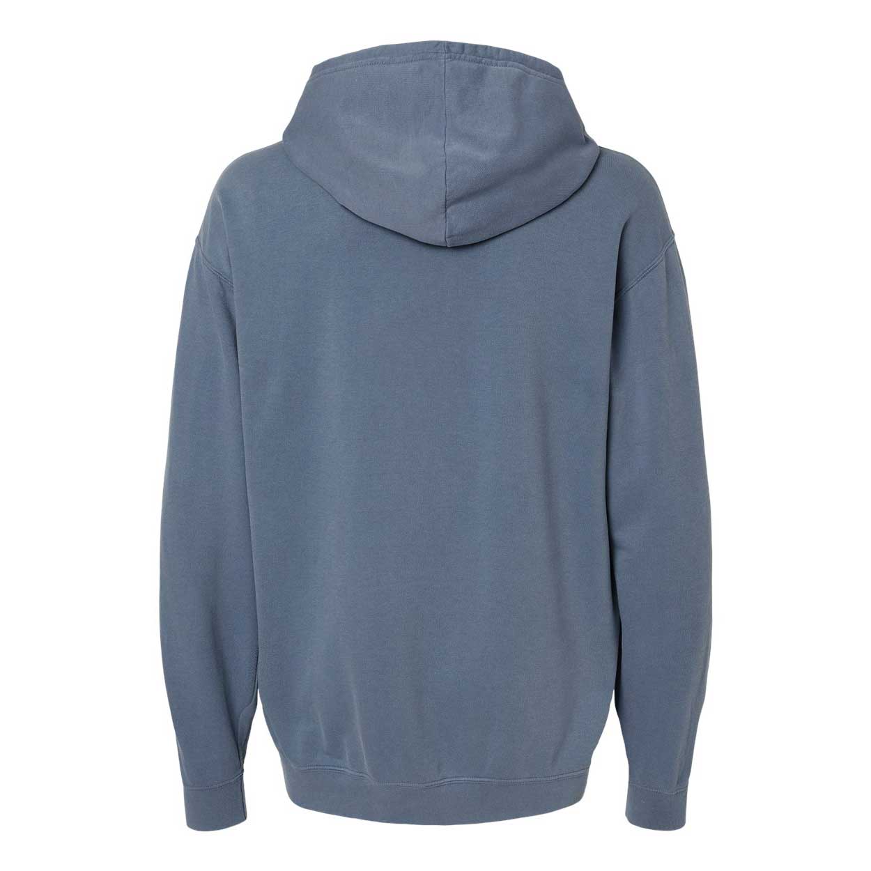 Wrigleyville Neighborhood Chicago Stars Blue Jean Lightweight Hooded Sweatshirt - Image 2